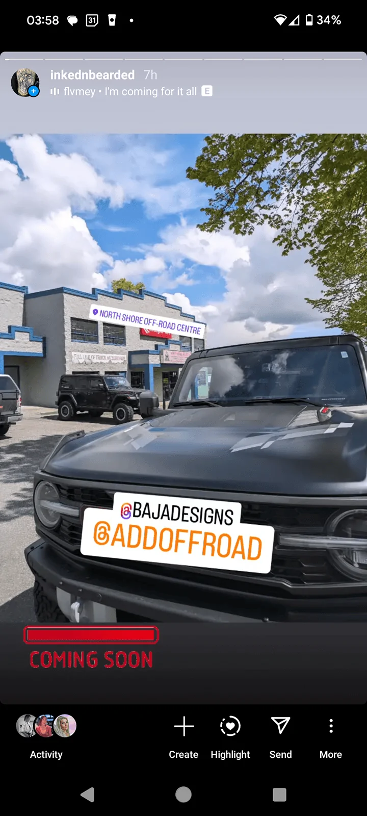 Ford Bronco What did you do TO / WITH your Bronco today? 👨🏻‍🔧🧰🚿🛠 Screenshot_20240501-035855