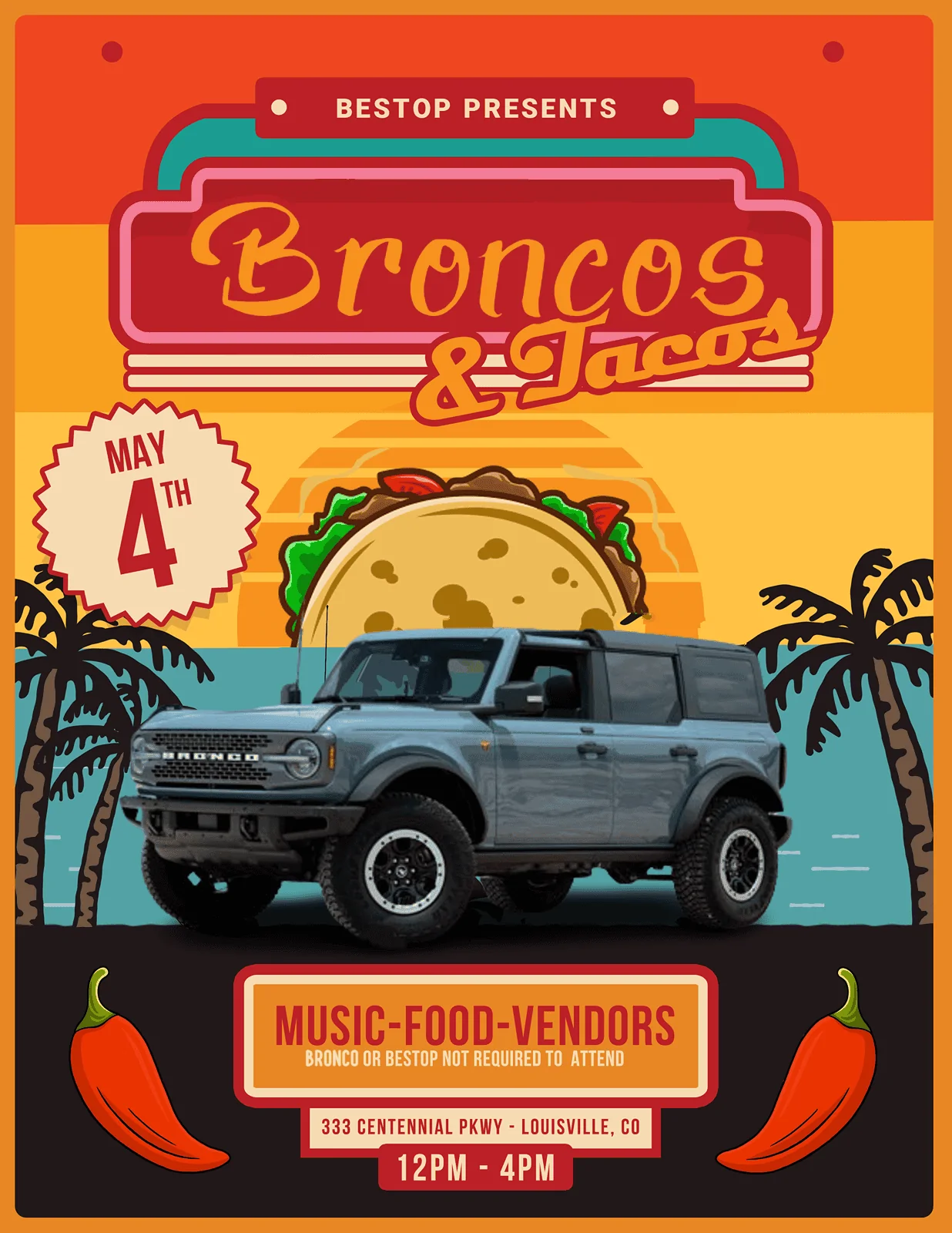 Ford Bronco Taco's anyone?! Broncos and Tacos