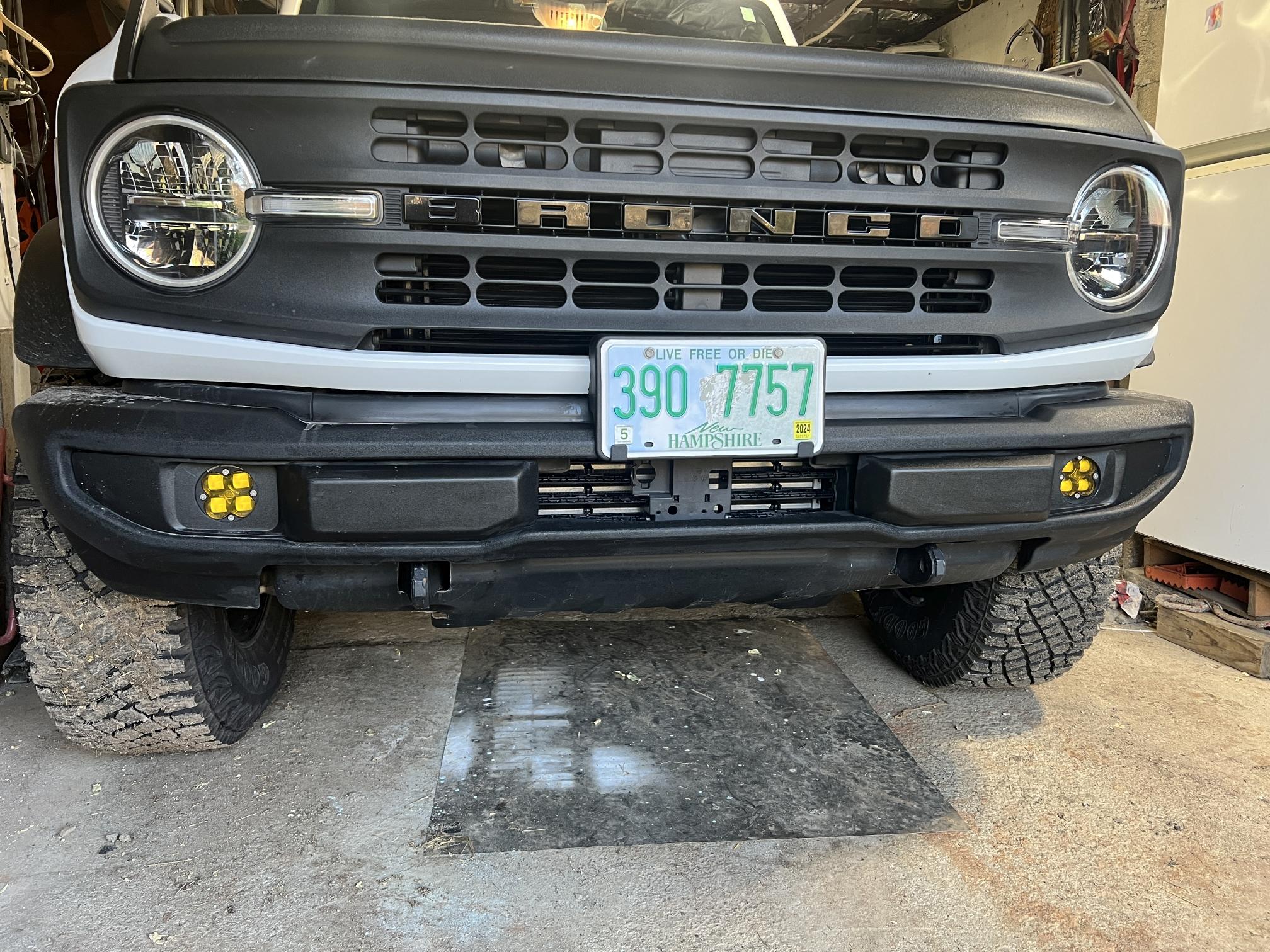 Ford Bronco Standard Bumper Mods fogs