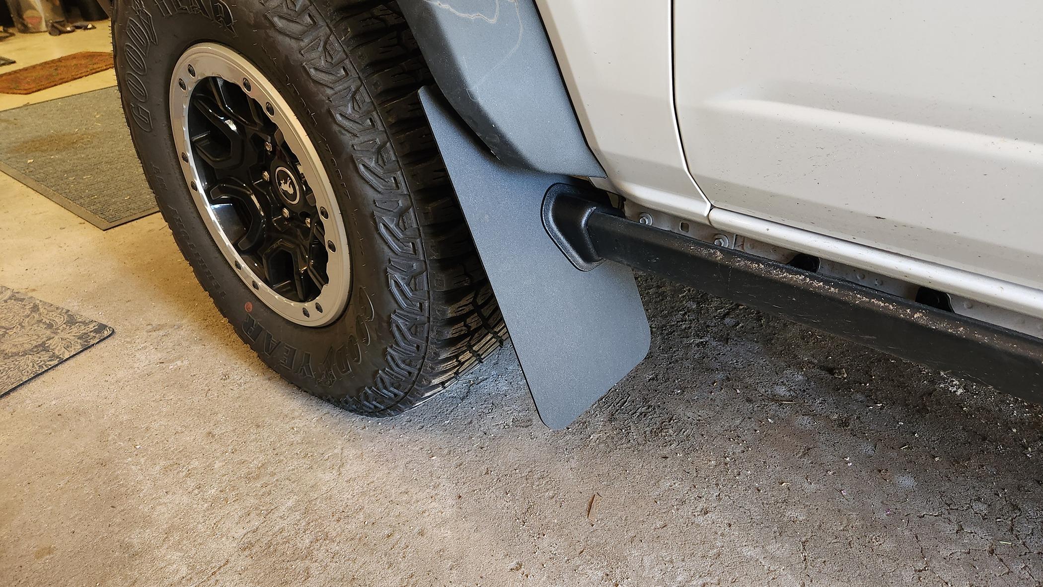 Ford Bronco BLUMAK3D Mud Flaps Install and Review 20240503_153557