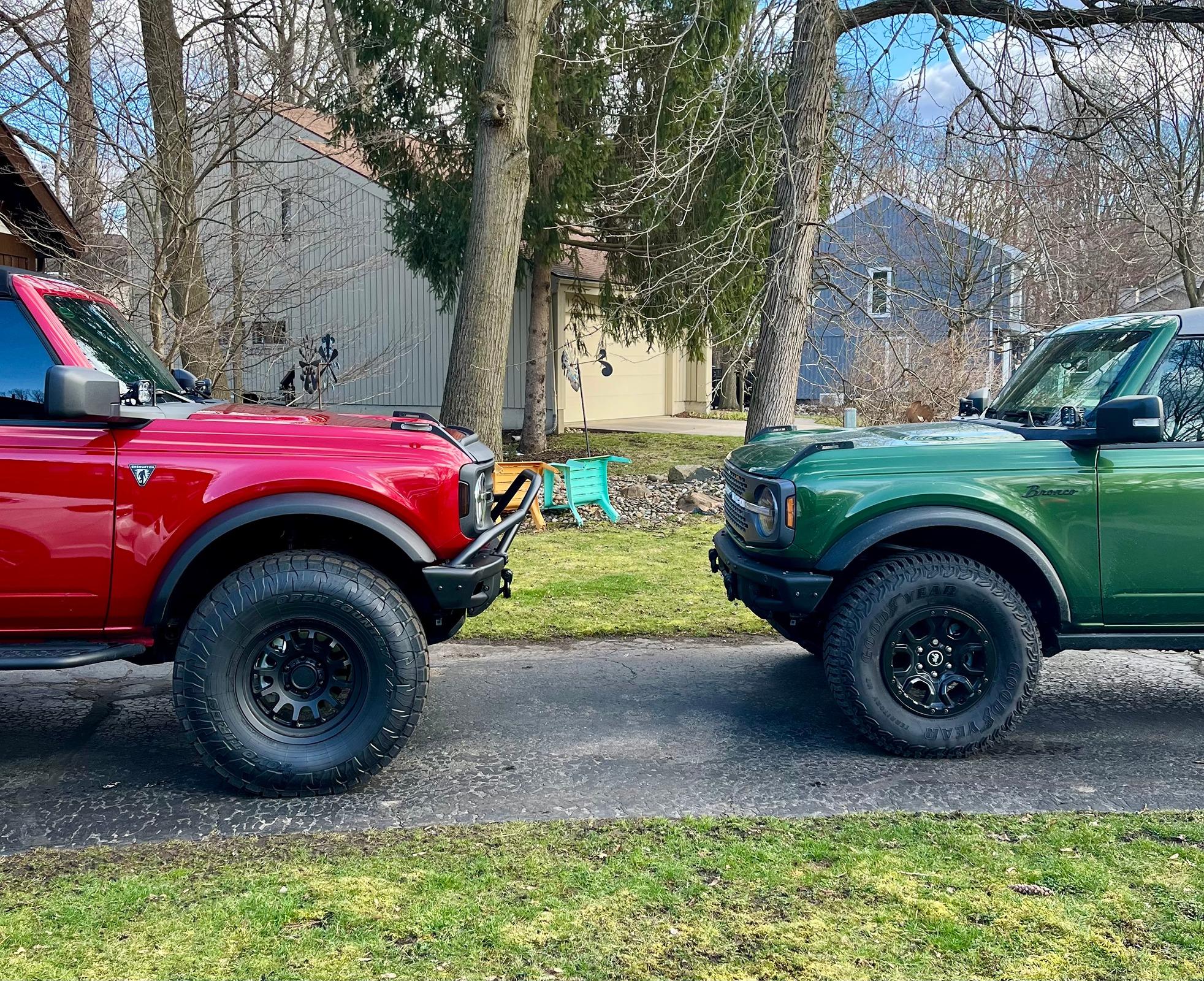 Ford Bronco Black lut nuts installed - so much better! IMG_1374