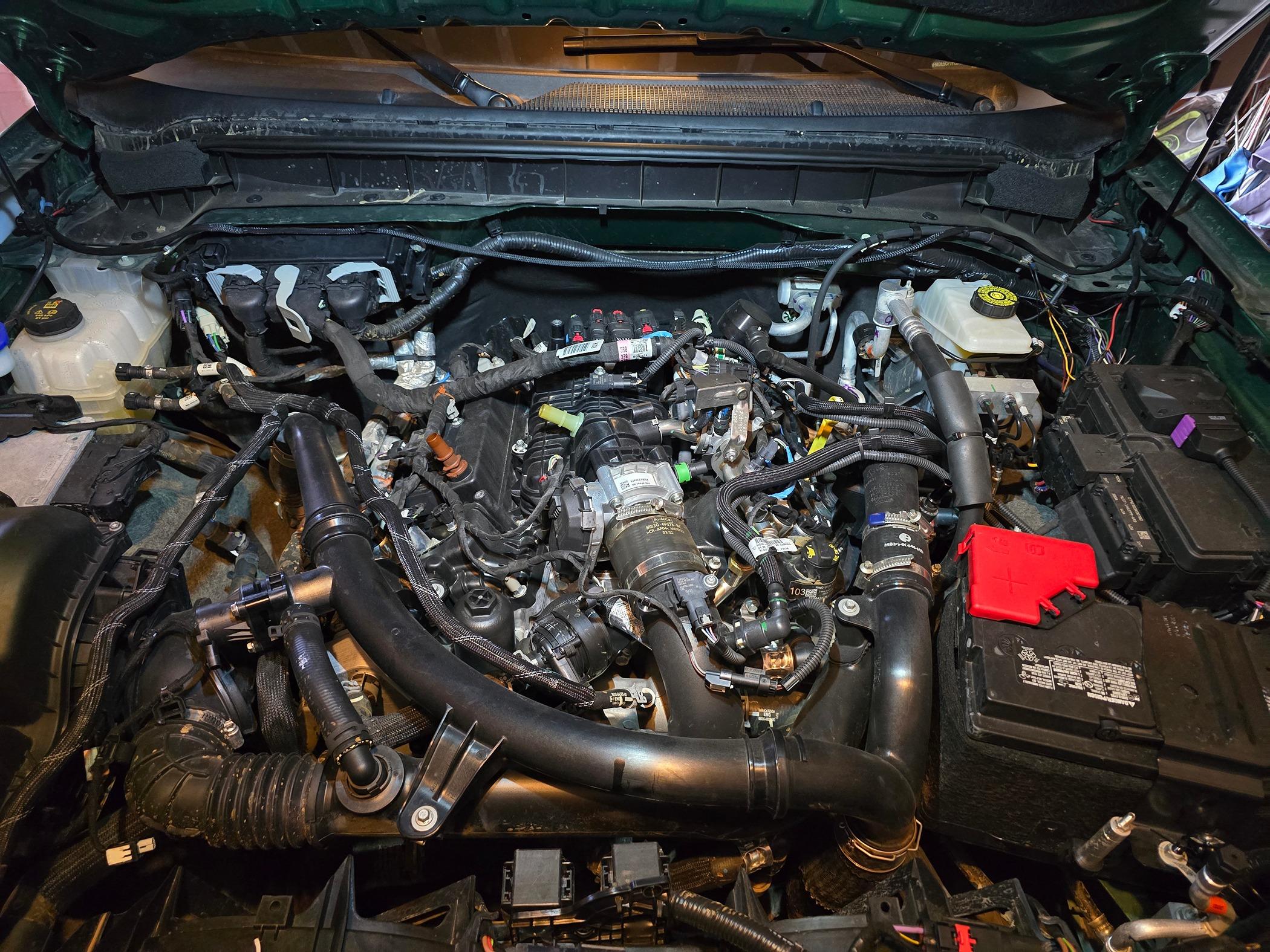 Ford Bronco Injen Intake & Charge Pipe installed on 2.7 Bronco 20240505_111111