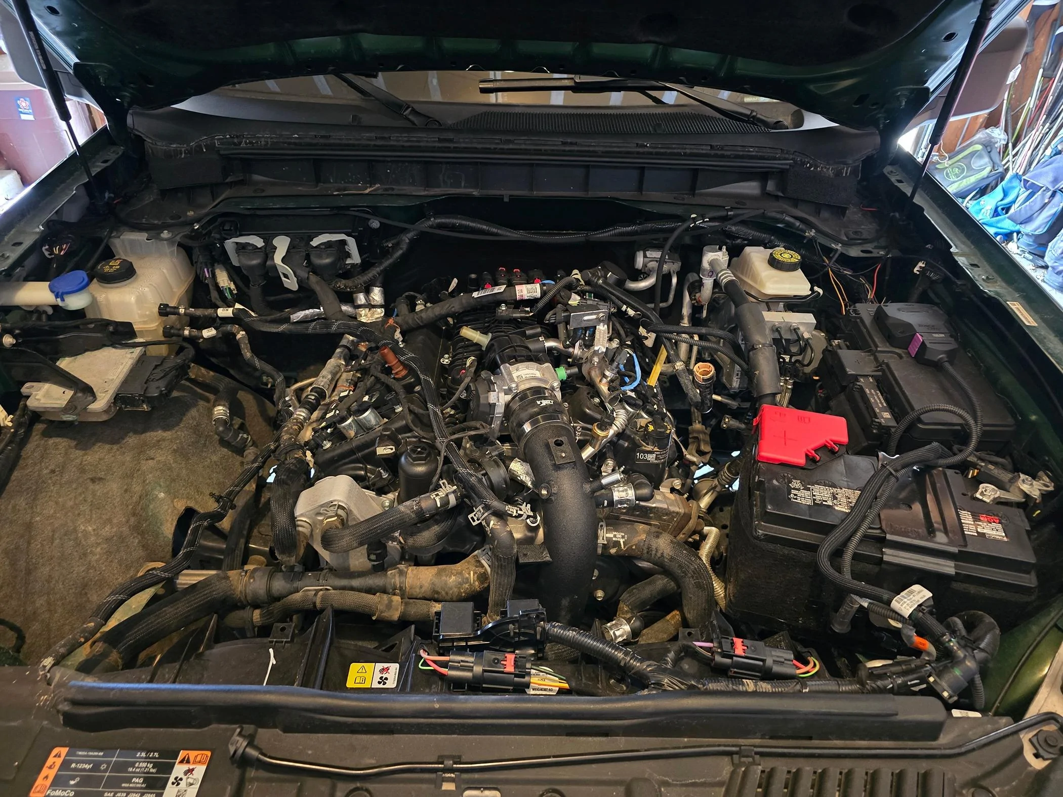 Ford Bronco Injen Intake & Charge Pipe installed on 2.7 Bronco 20240505_132357