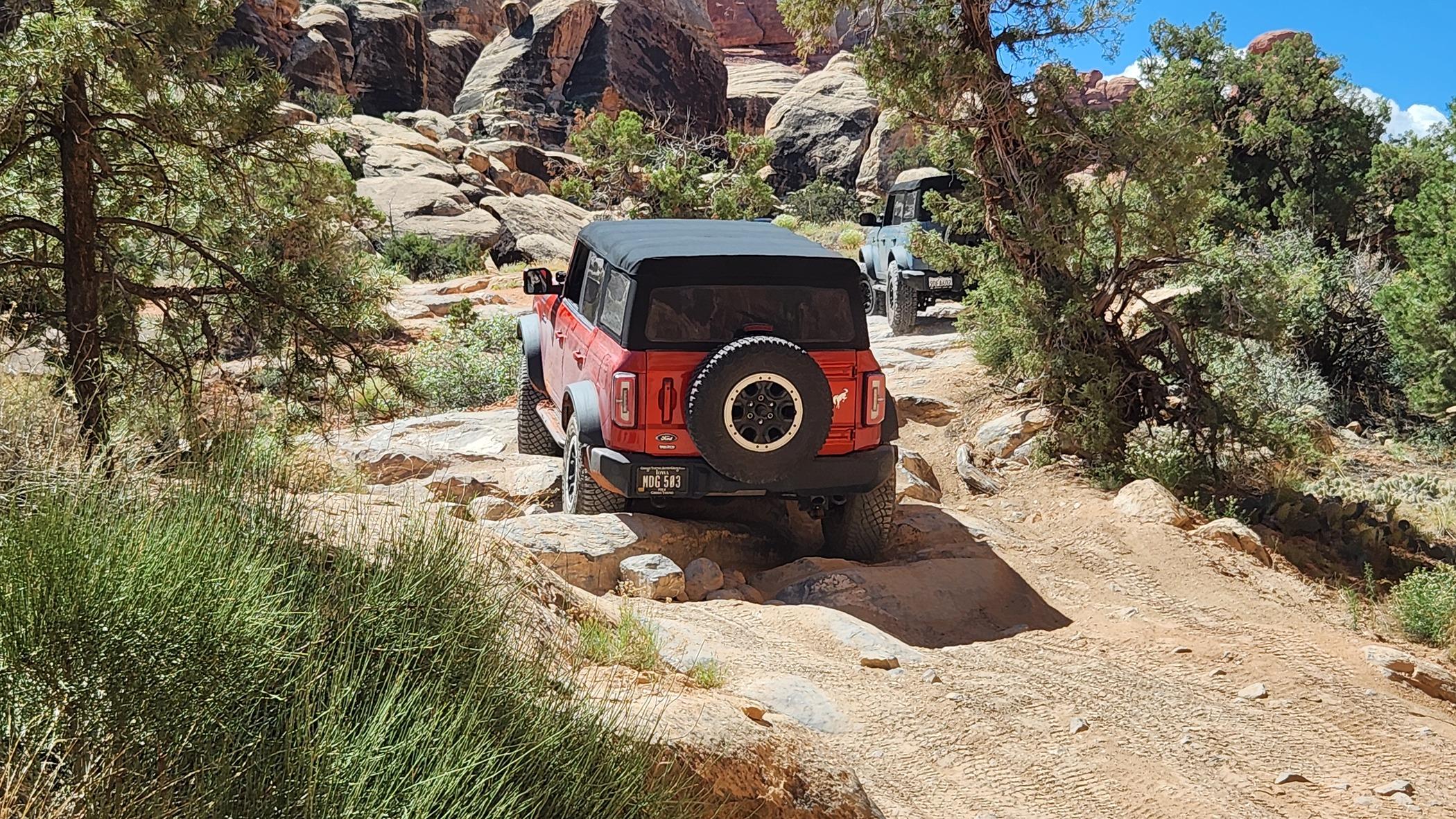 Ford Bronco Moab Meetup Day 1 Journal: Elephant Hill Rd 4-29-24 20240429_111948