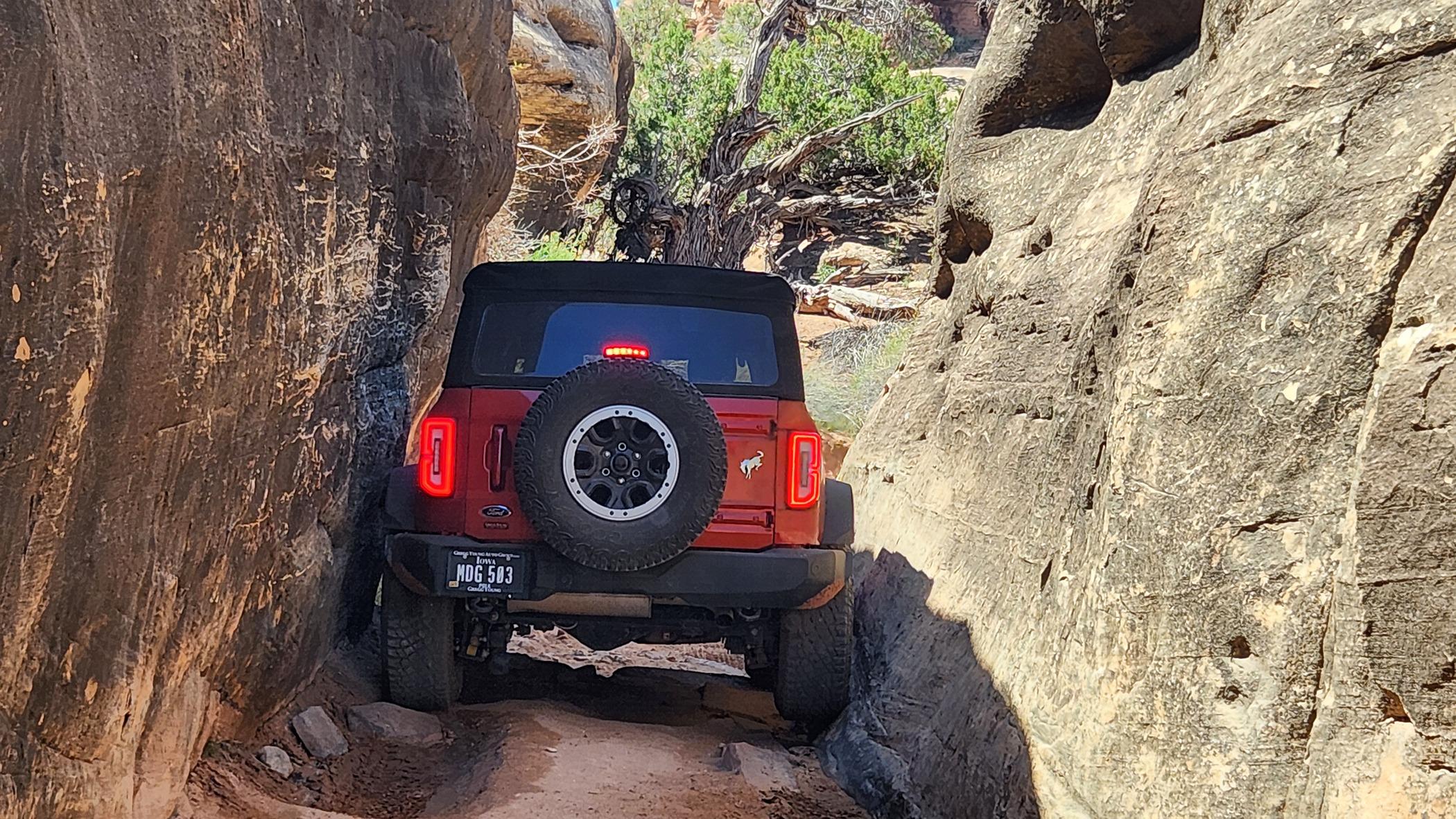 Ford Bronco Moab Meetup Day 1 Journal: Elephant Hill Rd 4-29-24 20240429_114418