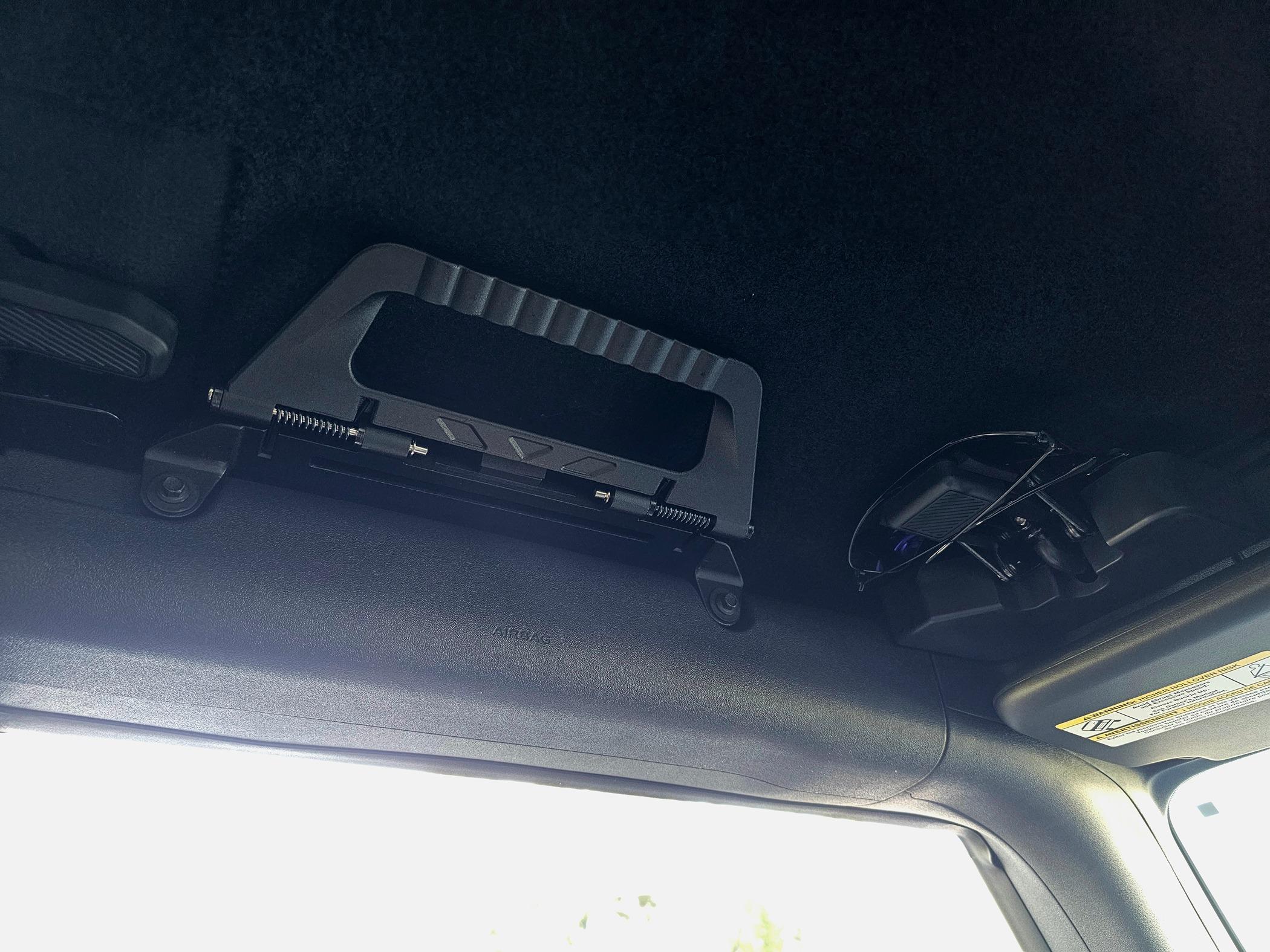 Ford Bronco Folding Aluminum Grab Handles Installed 20240507_084416