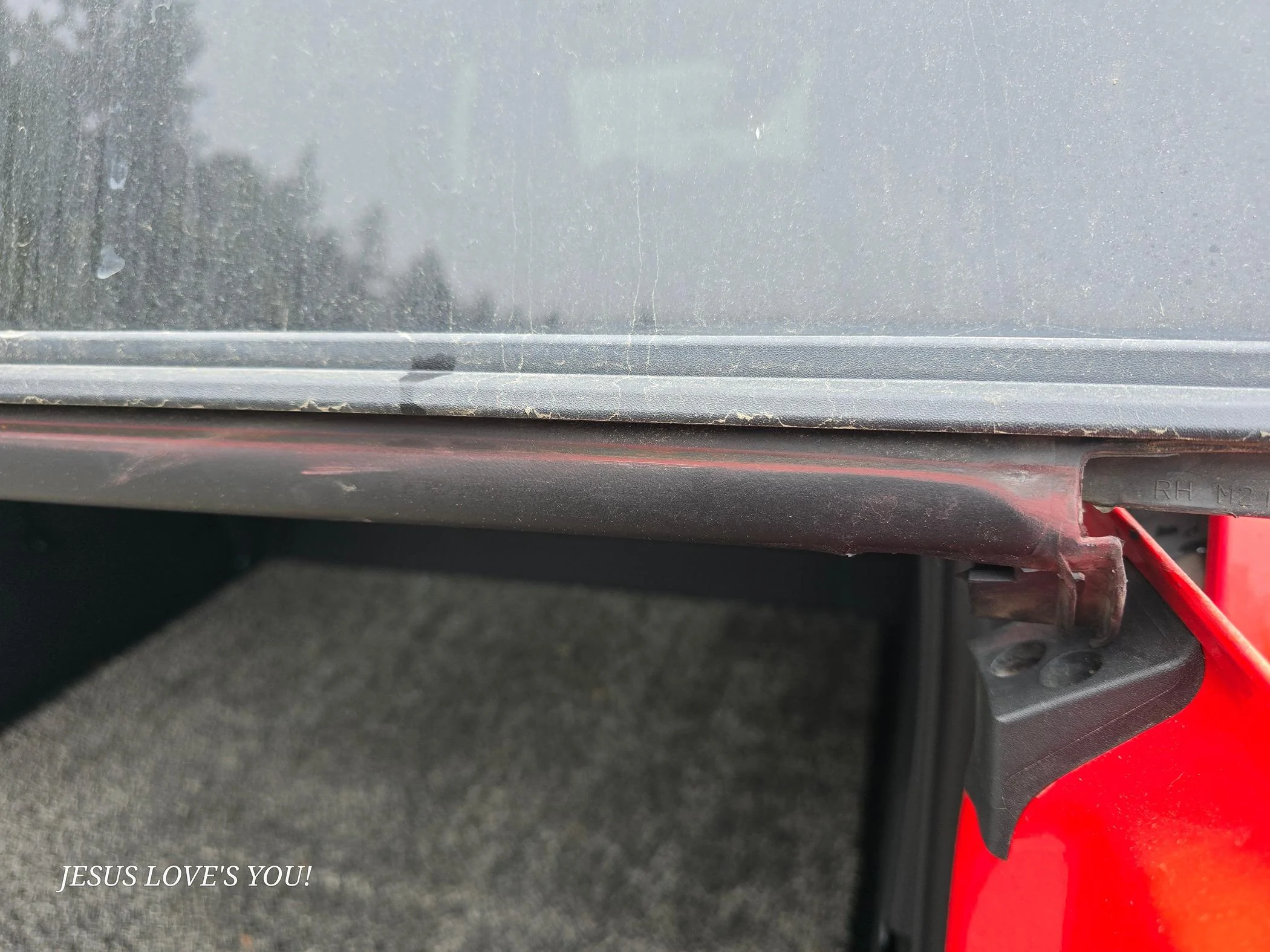 Ford Bronco Rear tailgate door paint rubbing off! 1000000679