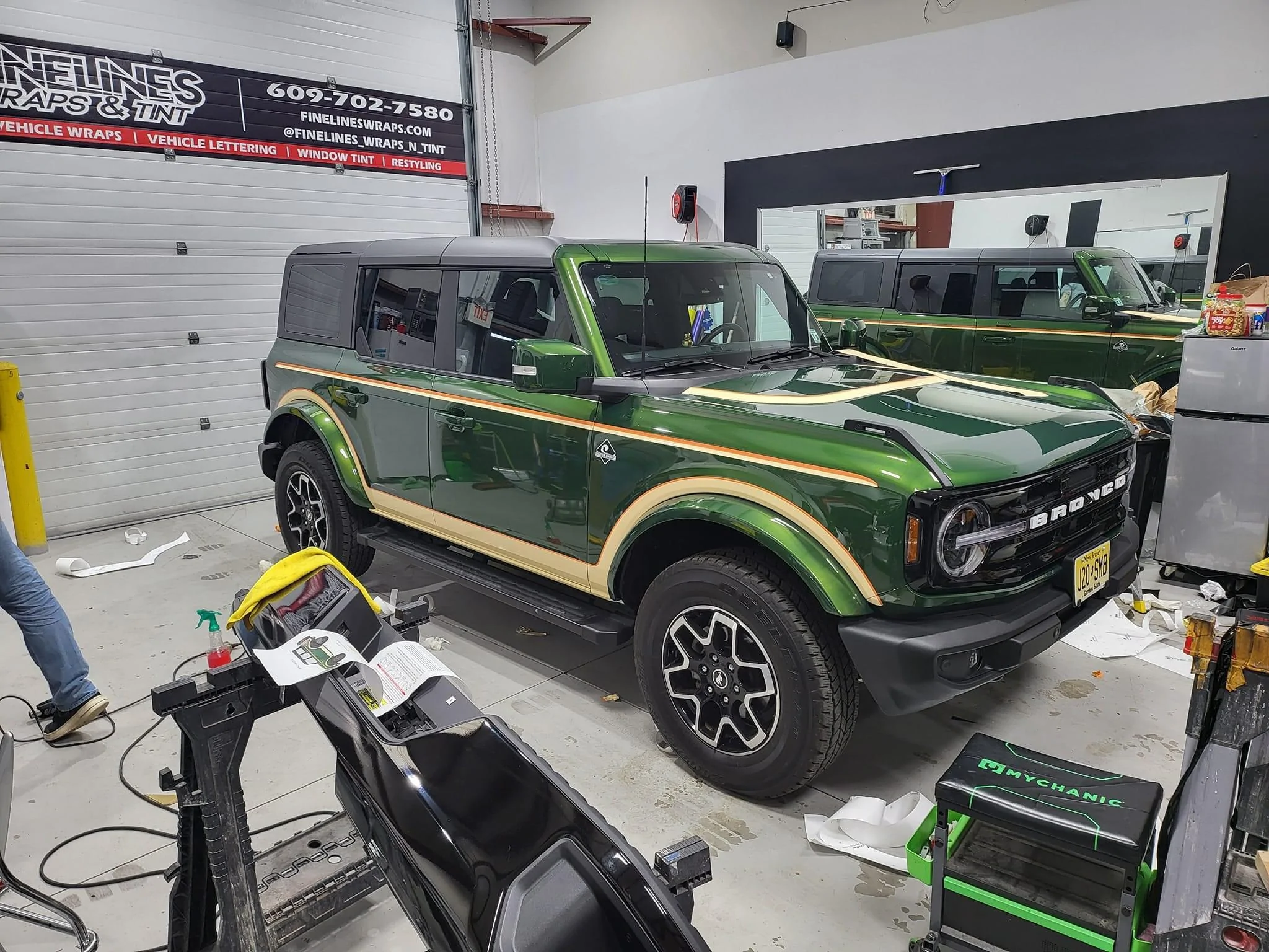 Ford Bronco Anyone Apply Retro Stripes on Eruption Green? IMG_0464