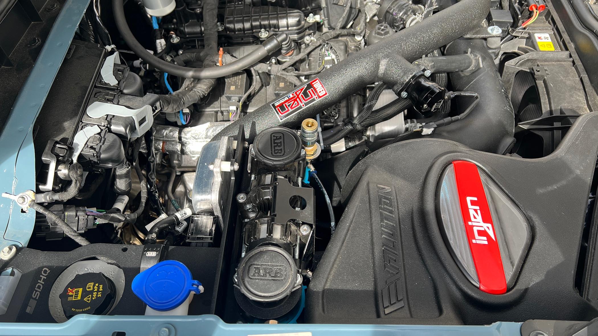 Ford Bronco Injen Intake & Charge Pipe installed on 2.7 Bronco IMG_2246
