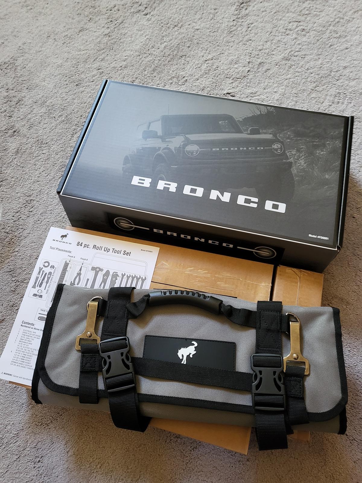 Ford Bronco Bronco Branded Tools Roll-up Kit 20240509_121621