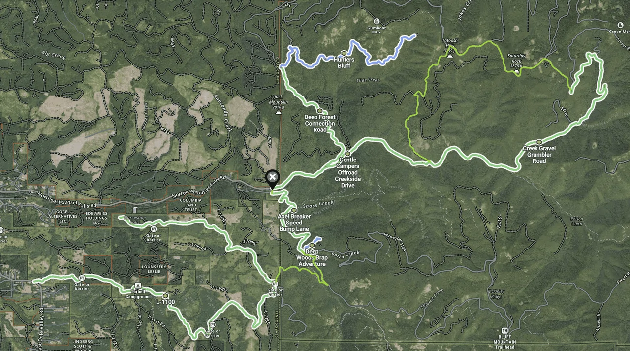 Ford Bronco My Gifford National Forest Camping and 4x4 Trip: (photo HEAVY) data