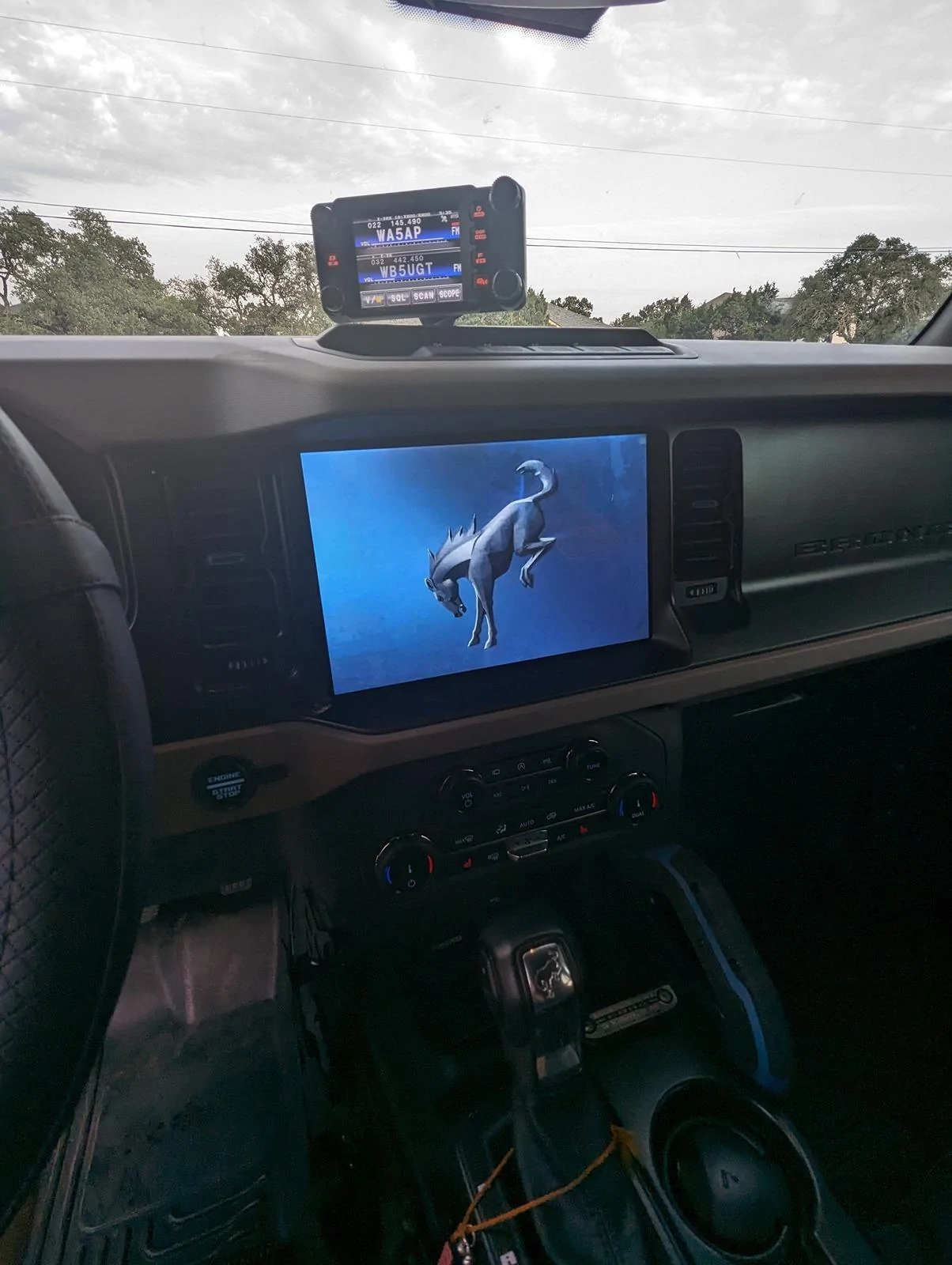 Ford Bronco Ham Radio Install Done PXL_20240511_003533624