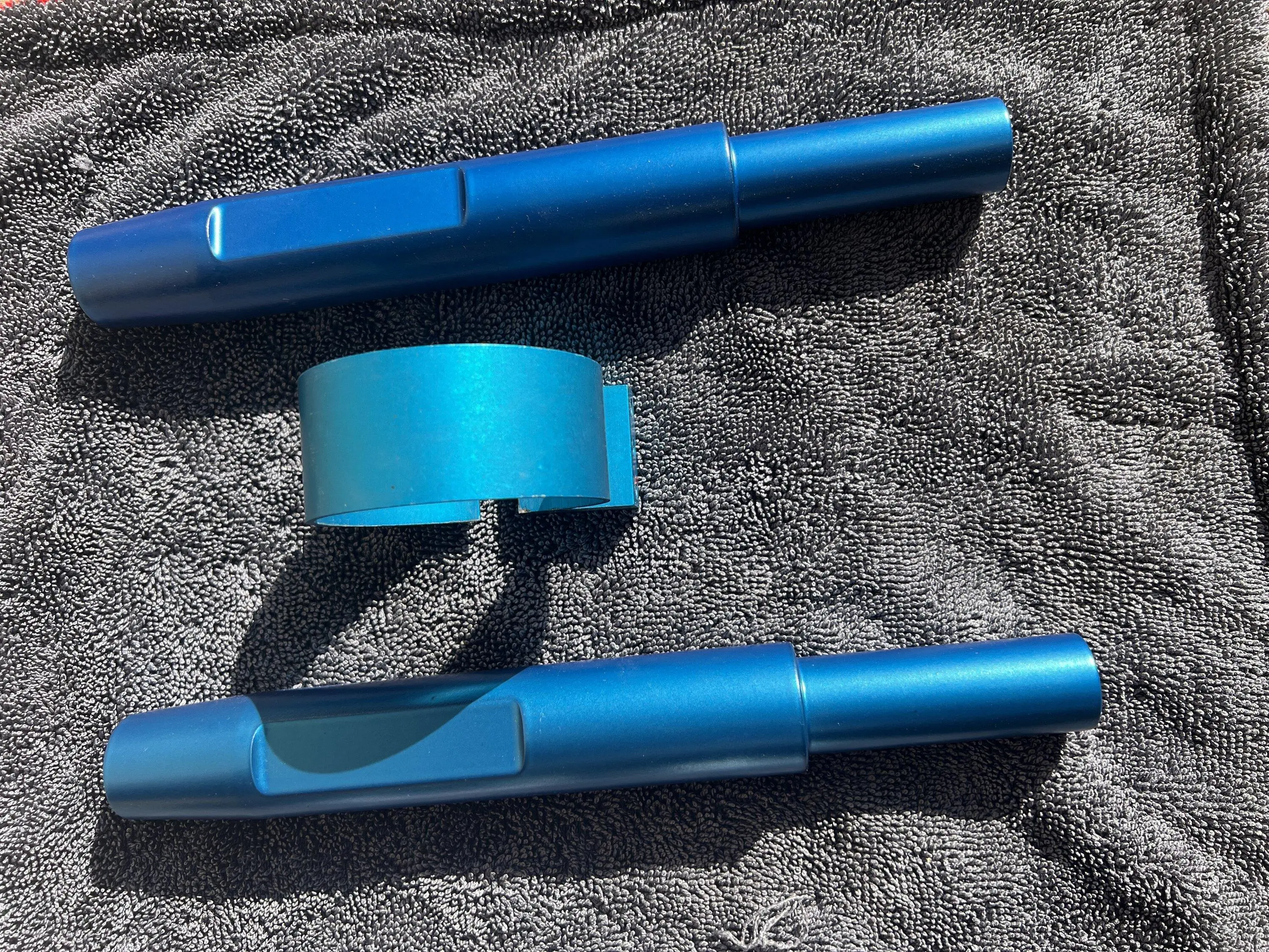 Ford Bronco FabTech Heim Tie Rod Kit - King Blue IMG_9843