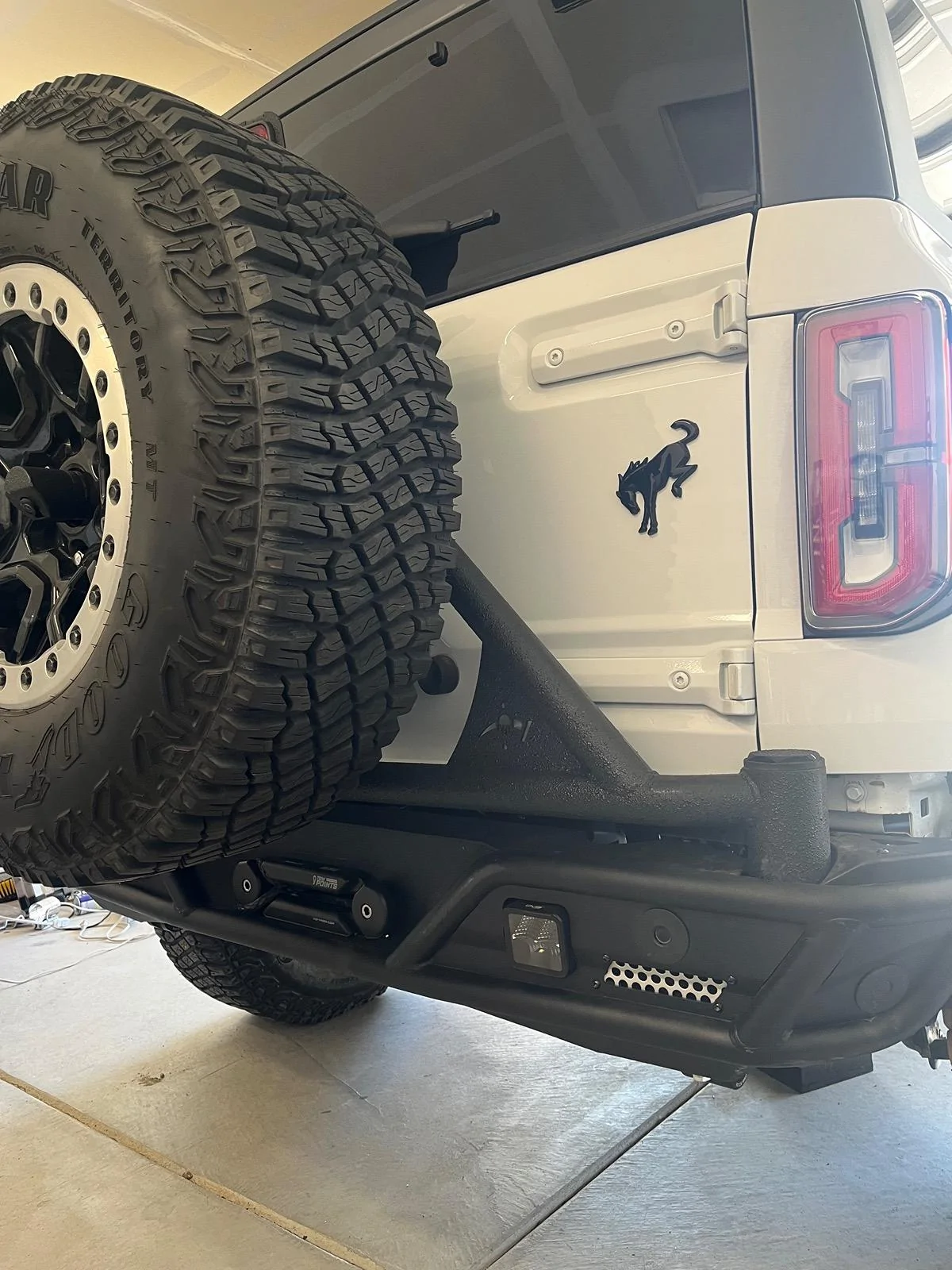 Ford Bronco Rear Winch Installed IMG_1685