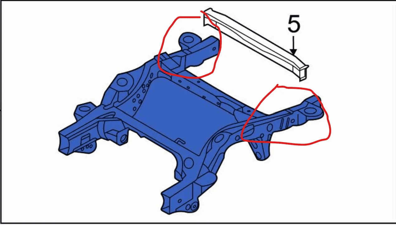 Ford Bronco Are frame sub parts available? frame 2