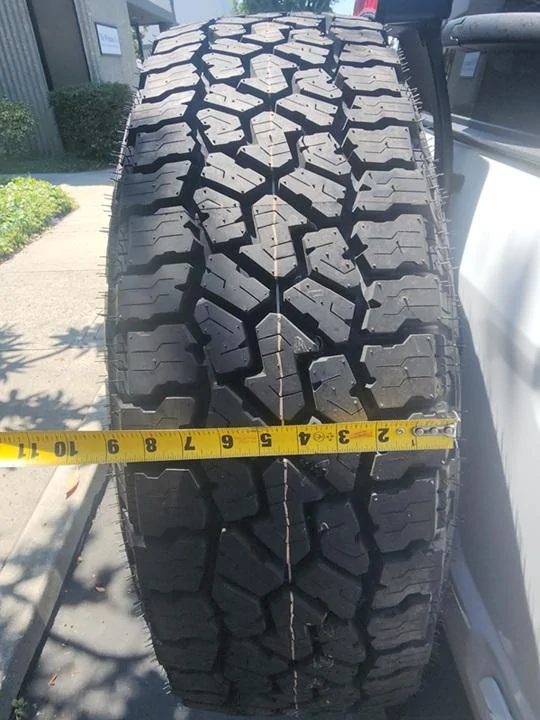 Ford Bronco New Falken AT4W 35/11.5 17 tires Falken spare width