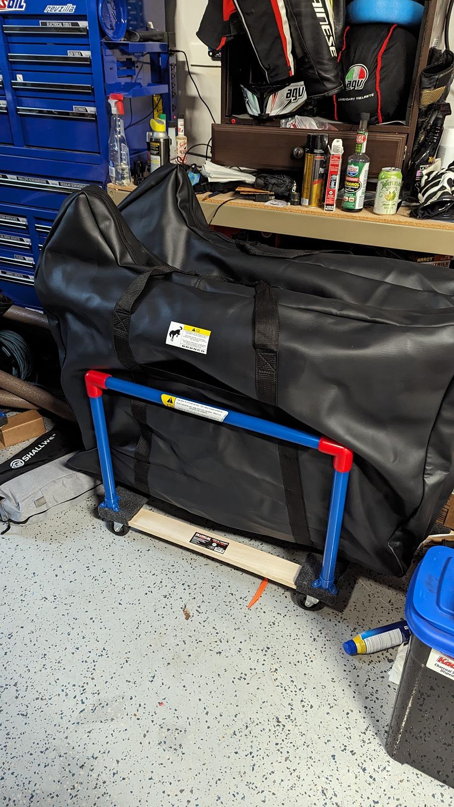 Ford Bronco Door Holders Using PVC Pipe -- When Off vehicle PXL_20240515_112319475