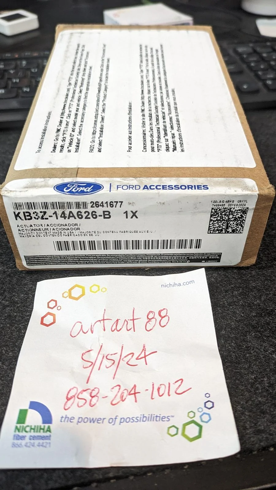 Ford Bronco New Unused Factory Keyless Entry Keypad key pad box 2