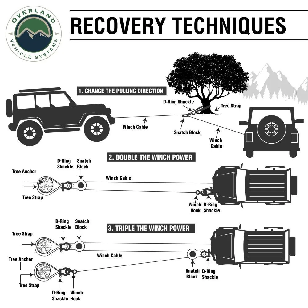 Ford Bronco Emergency Winter Winch - Warn 3700 1000014593