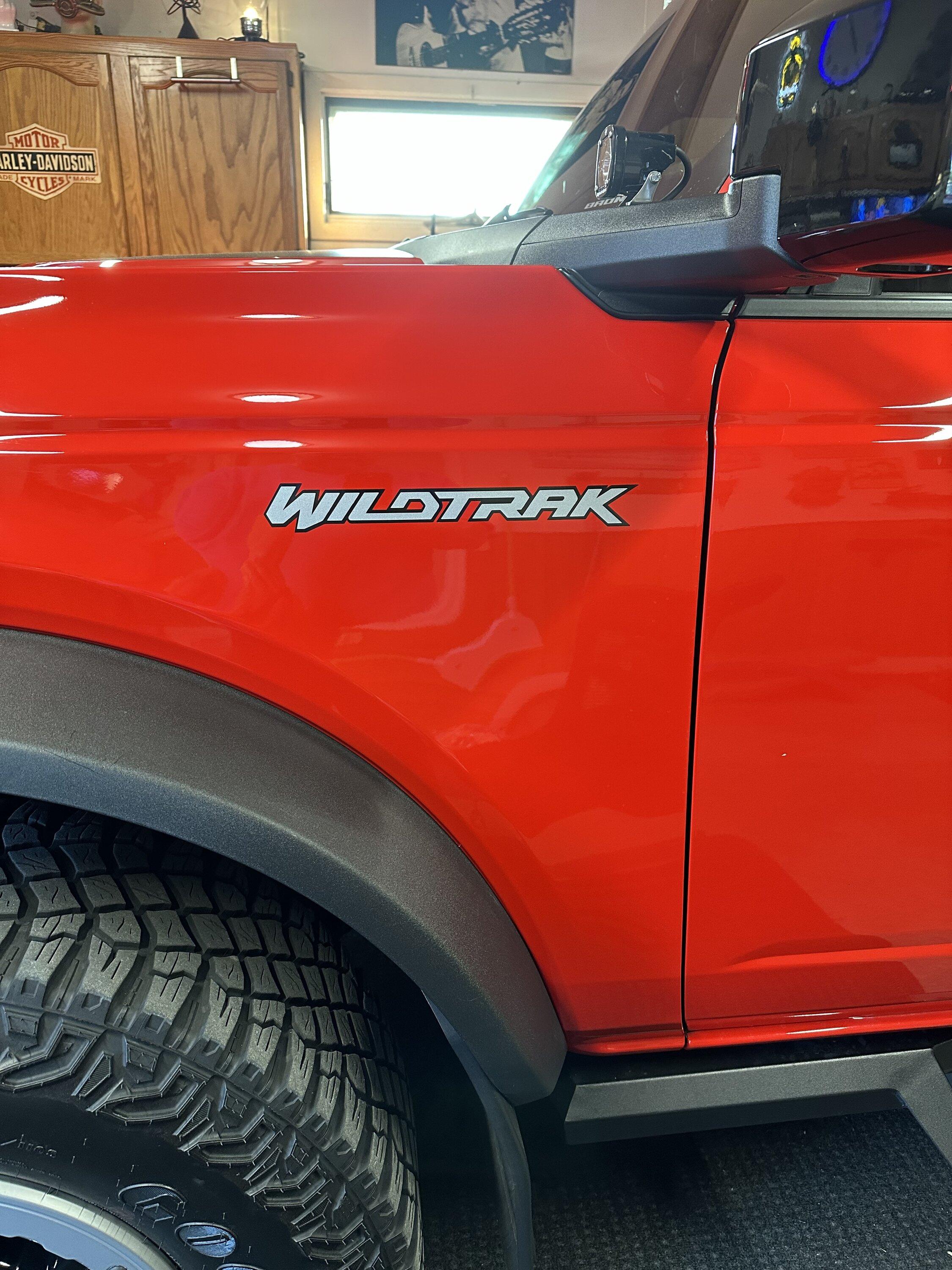 Ford Bronco Made these Wildtrak decals IMG_1186