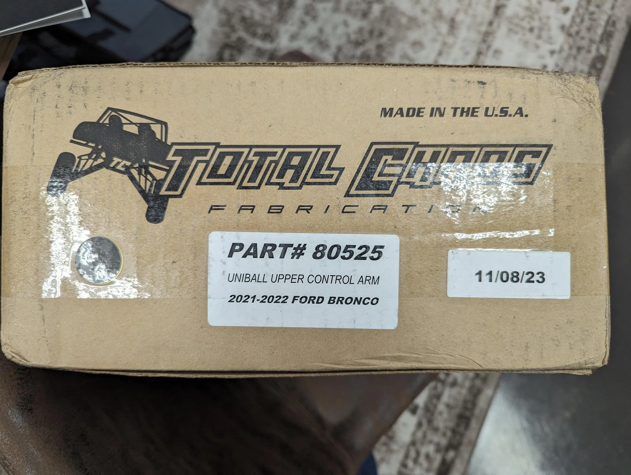 Ford Bronco FS: Total Chaos Upper Control Arms (UCA) PXL_20240517_105546002