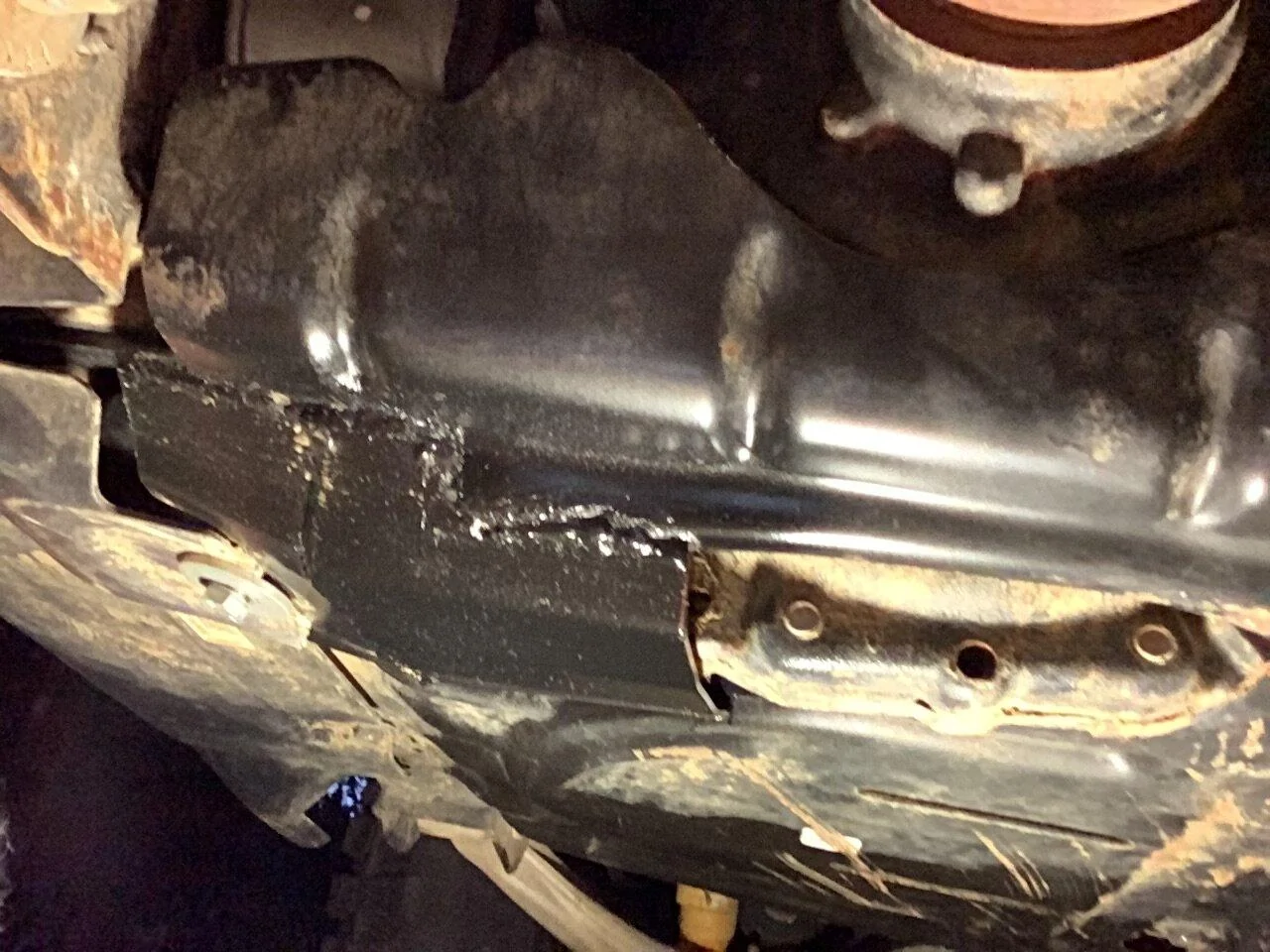 Ford Bronco Installing TeocaliMG's front differential drop kit IMG_0616