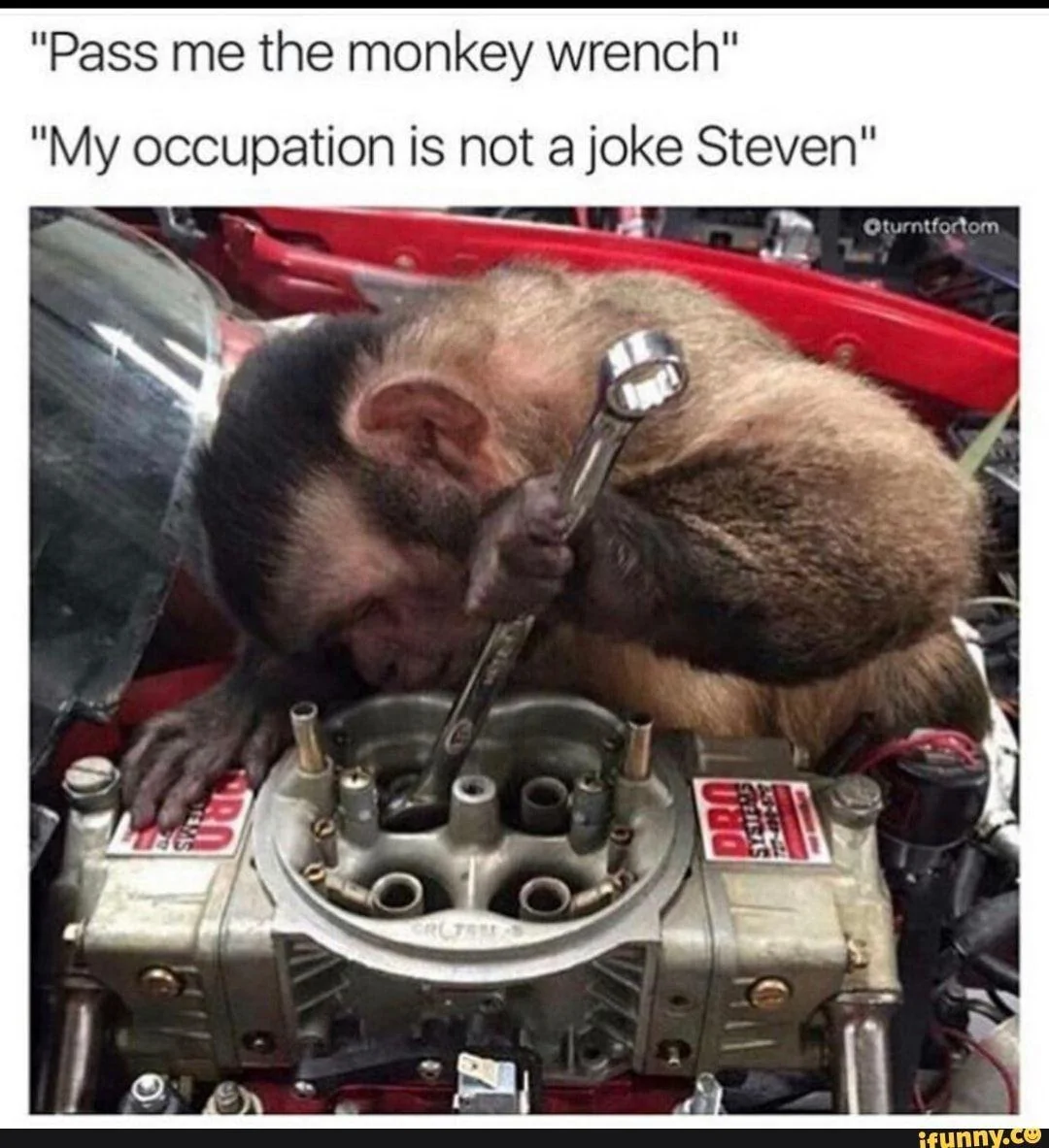 Ford Bronco Monkeys worked on my Raptor monkey wrench