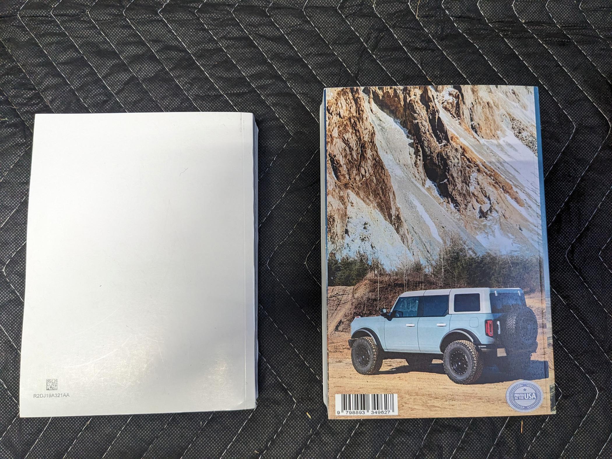 Ford Bronco Printed owner's manual? PXL_20240521_203453670