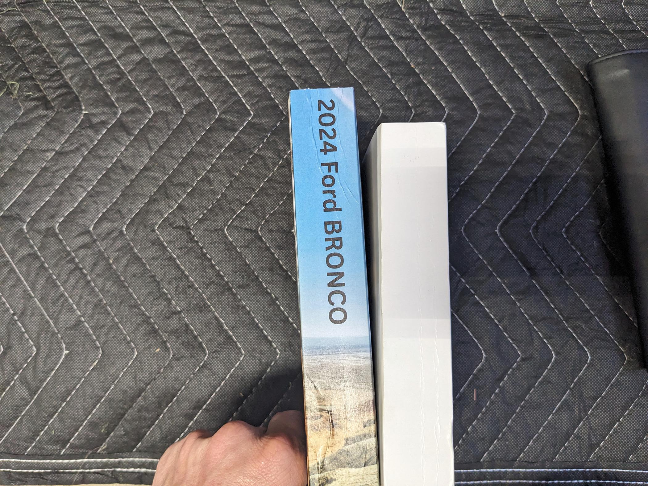 Ford Bronco Printed owner's manual? PXL_20240521_203617834
