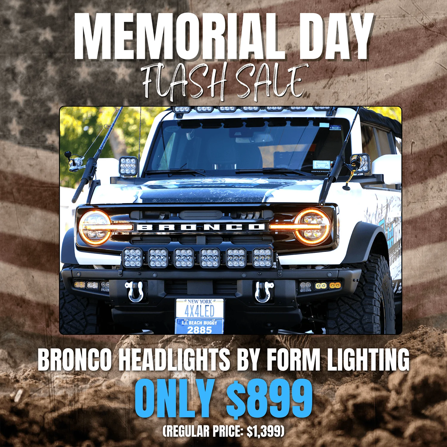 Ford Bronco New Bronco Headlights from Form Lighting Form Lighting Headlights2