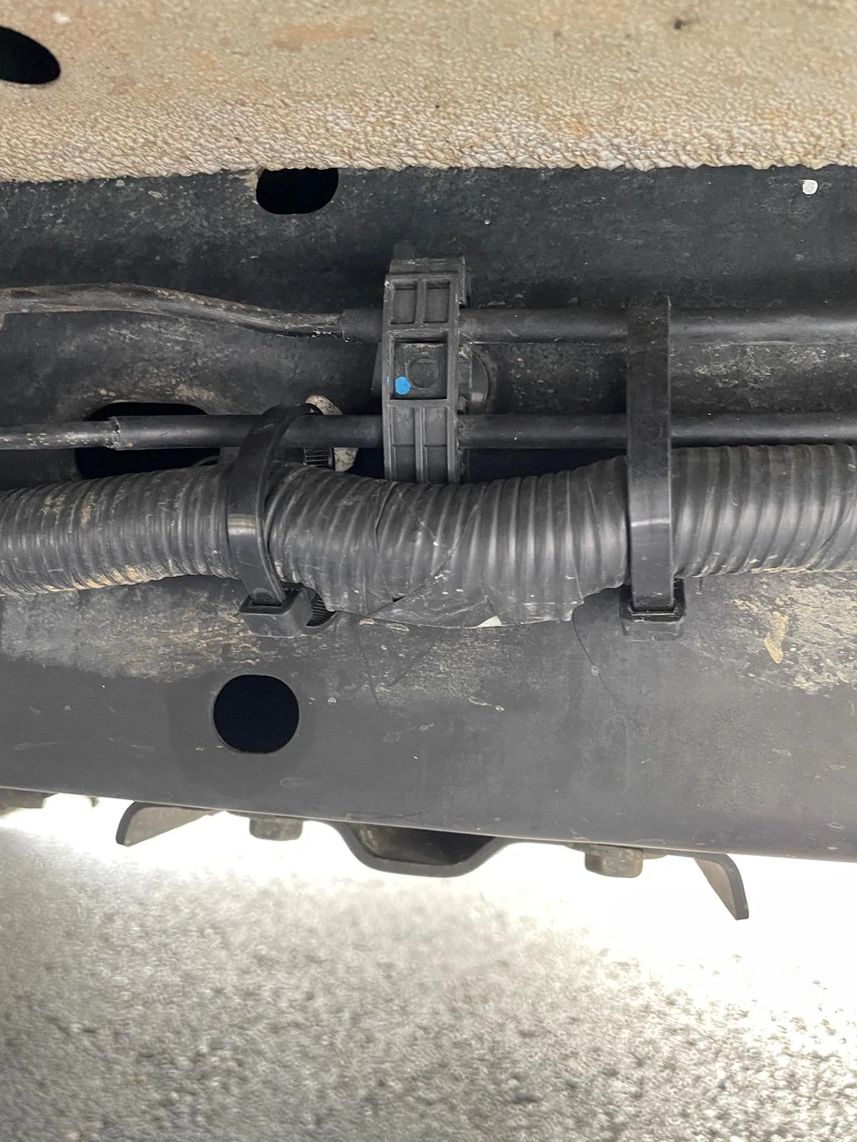 Ford Bronco Brake line clip replacement IMG_7405