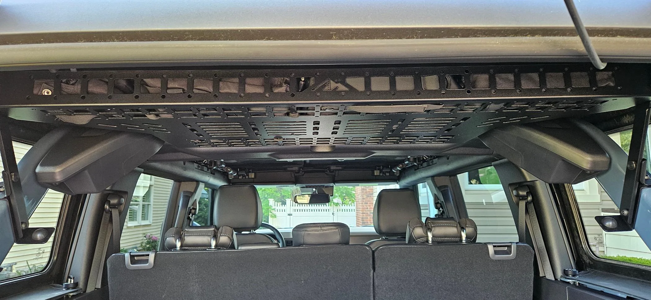 Ford Bronco Mountains2Metal's New Flip Down Attic Shelf shelfU