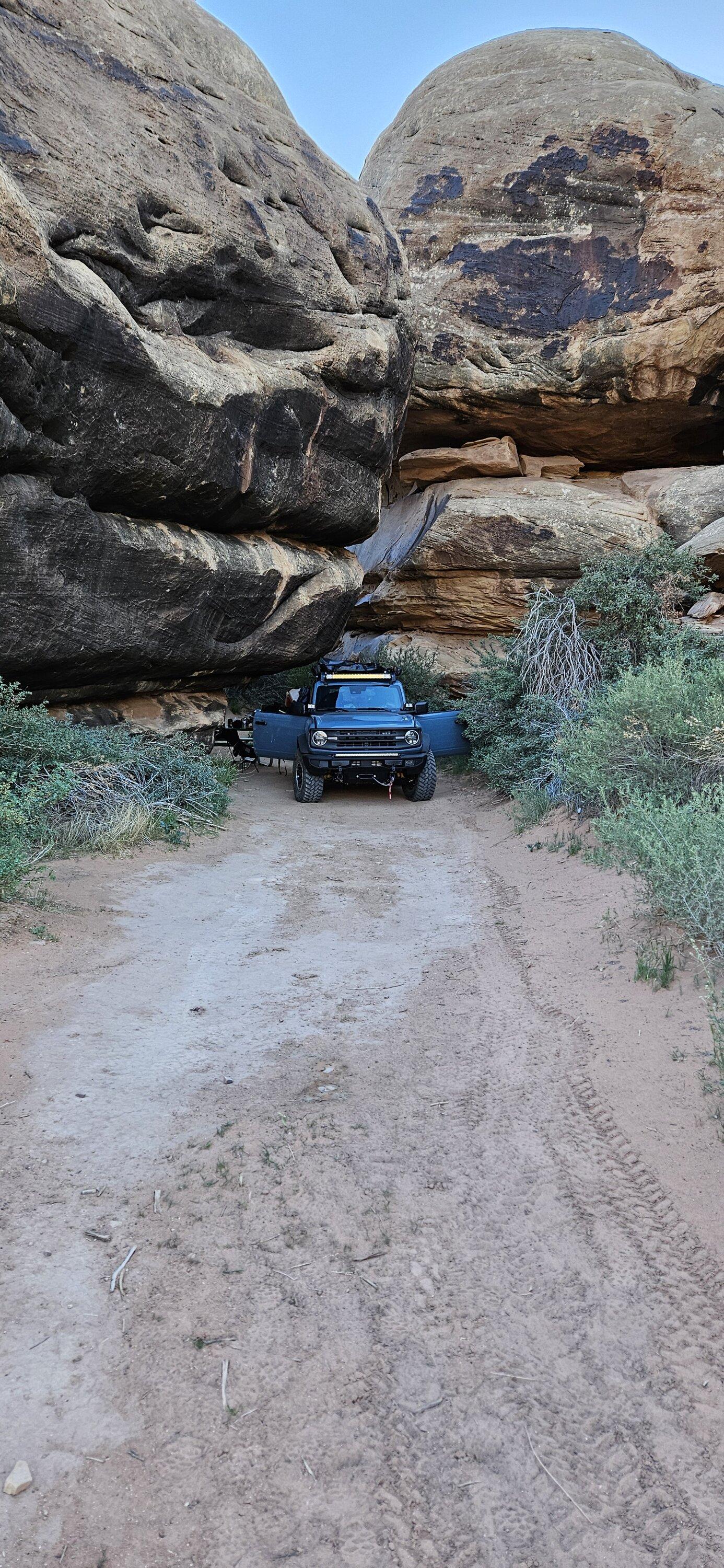 Ford Bronco 12 Day MOAB Visit:  Canyonlands Trifecta Backcountry Trip 20240507_072519