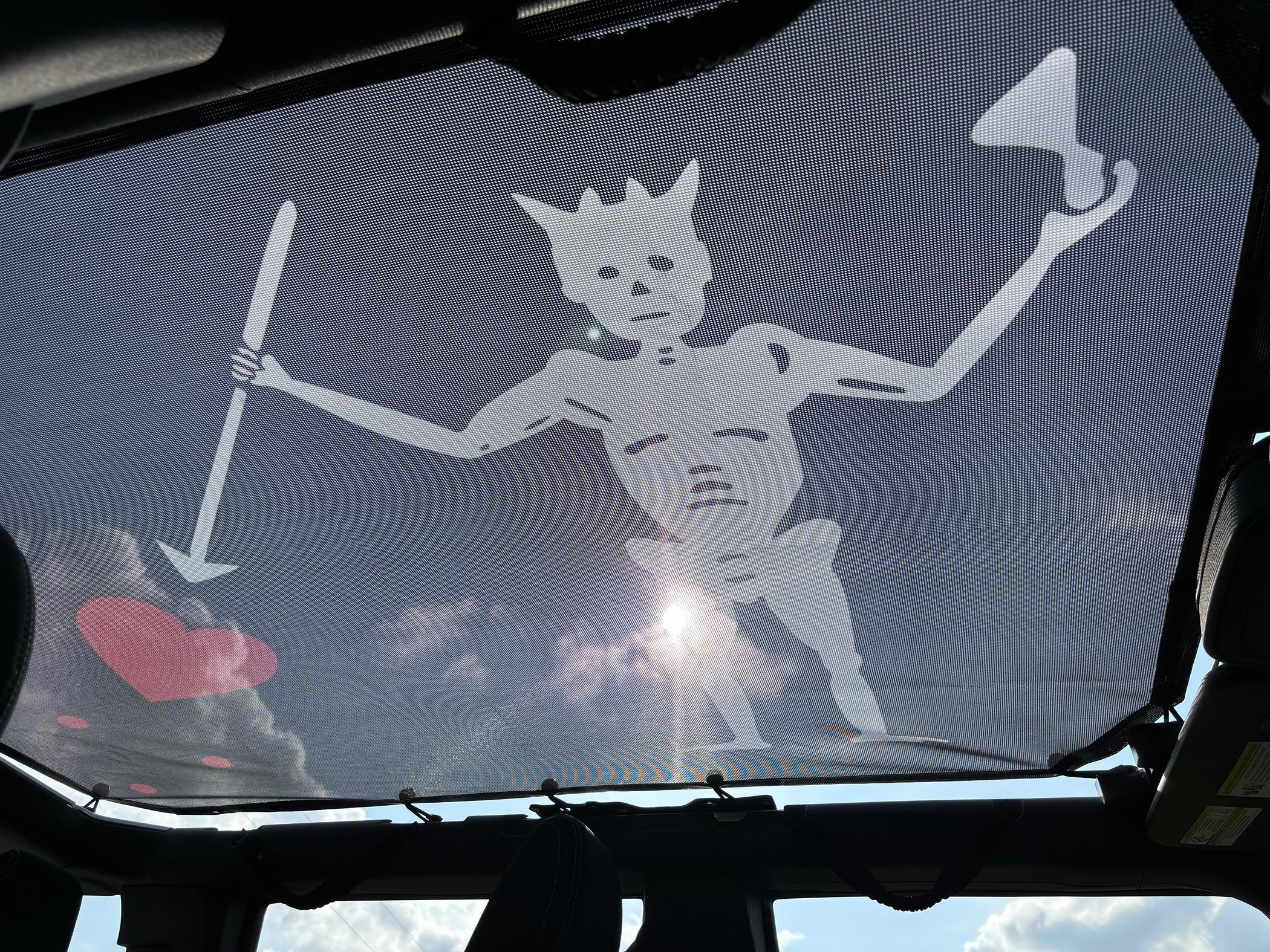 Ford Bronco 4x4 Attitude Sunshade installed IMG_7603