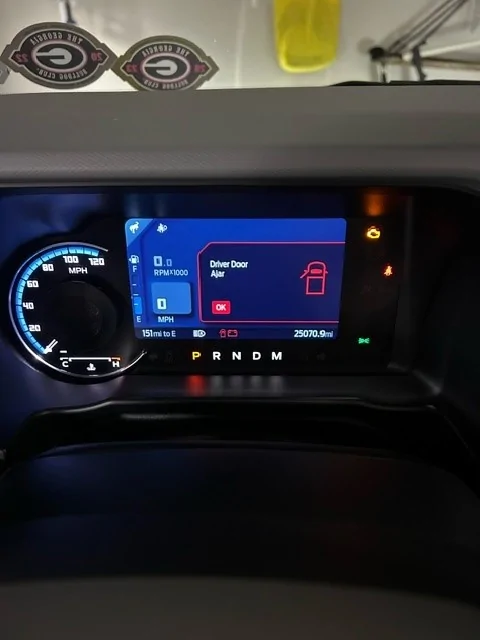 Ford Bronco Errors after removing doors Bronco 6