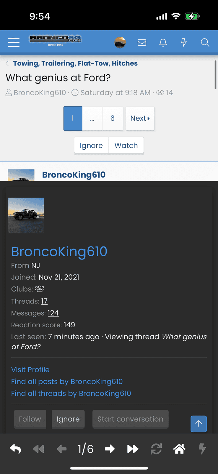Ford Bronco What genius at Ford? BroncoKing610Troll