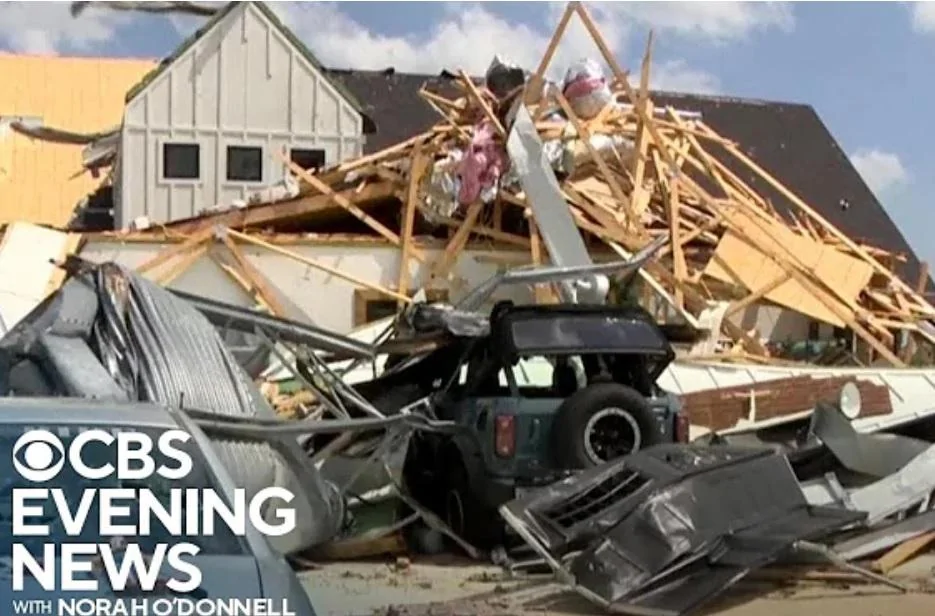 Ford Bronco Tornado crushed Bronco Bronco Tornado