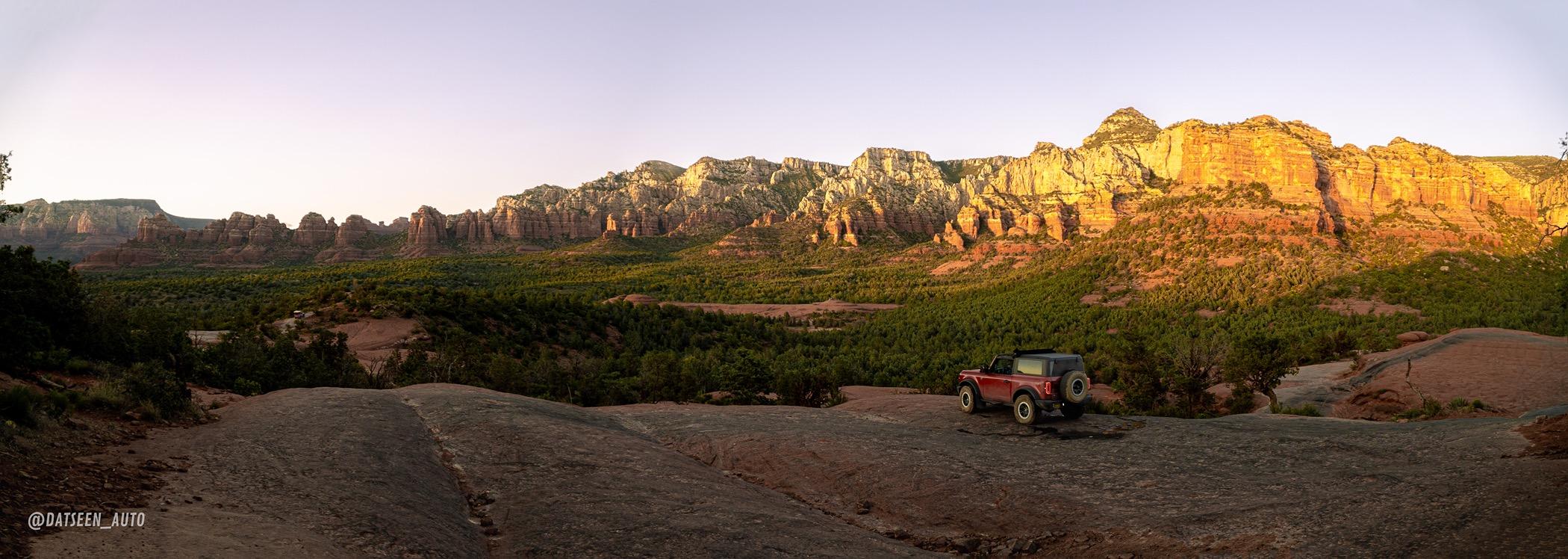 Ford Bronco Red Bandit's Memorial Weekend -> Mojave Road -> Grand Canyon -> Sedona DSC08728-Pano