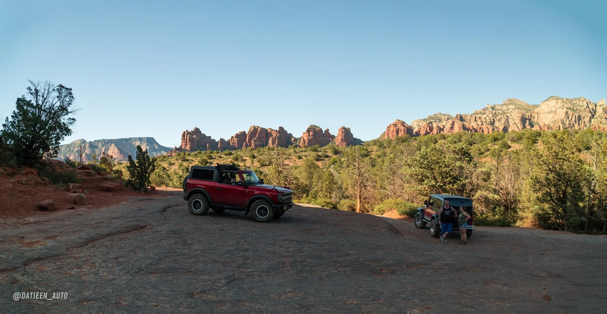 Ford Bronco Red Bandit's Memorial Weekend -> Mojave Road -> Grand Canyon -> Sedona DSC08584-Pano