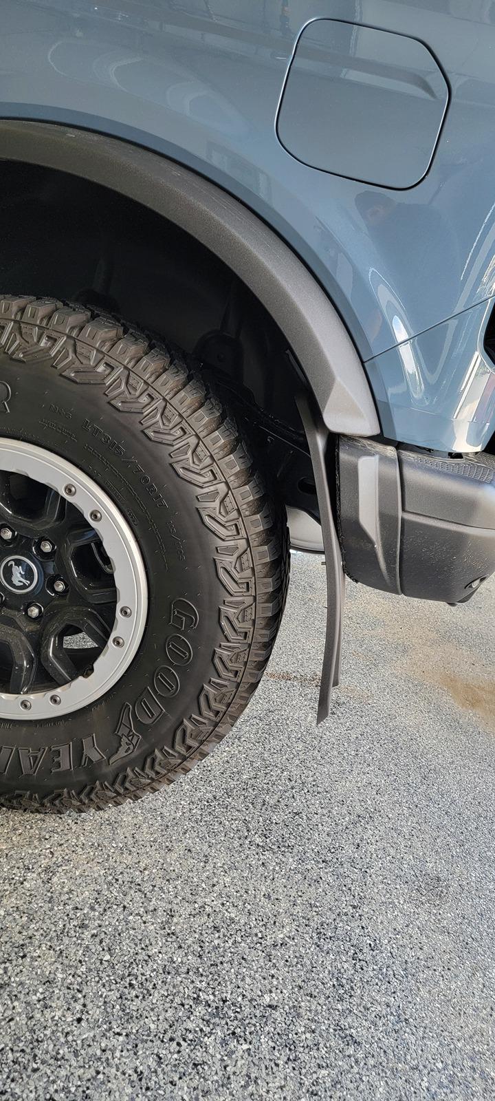 Ford Bronco New Product Release: IAG I-Line Mud Flaps 20240529_162450