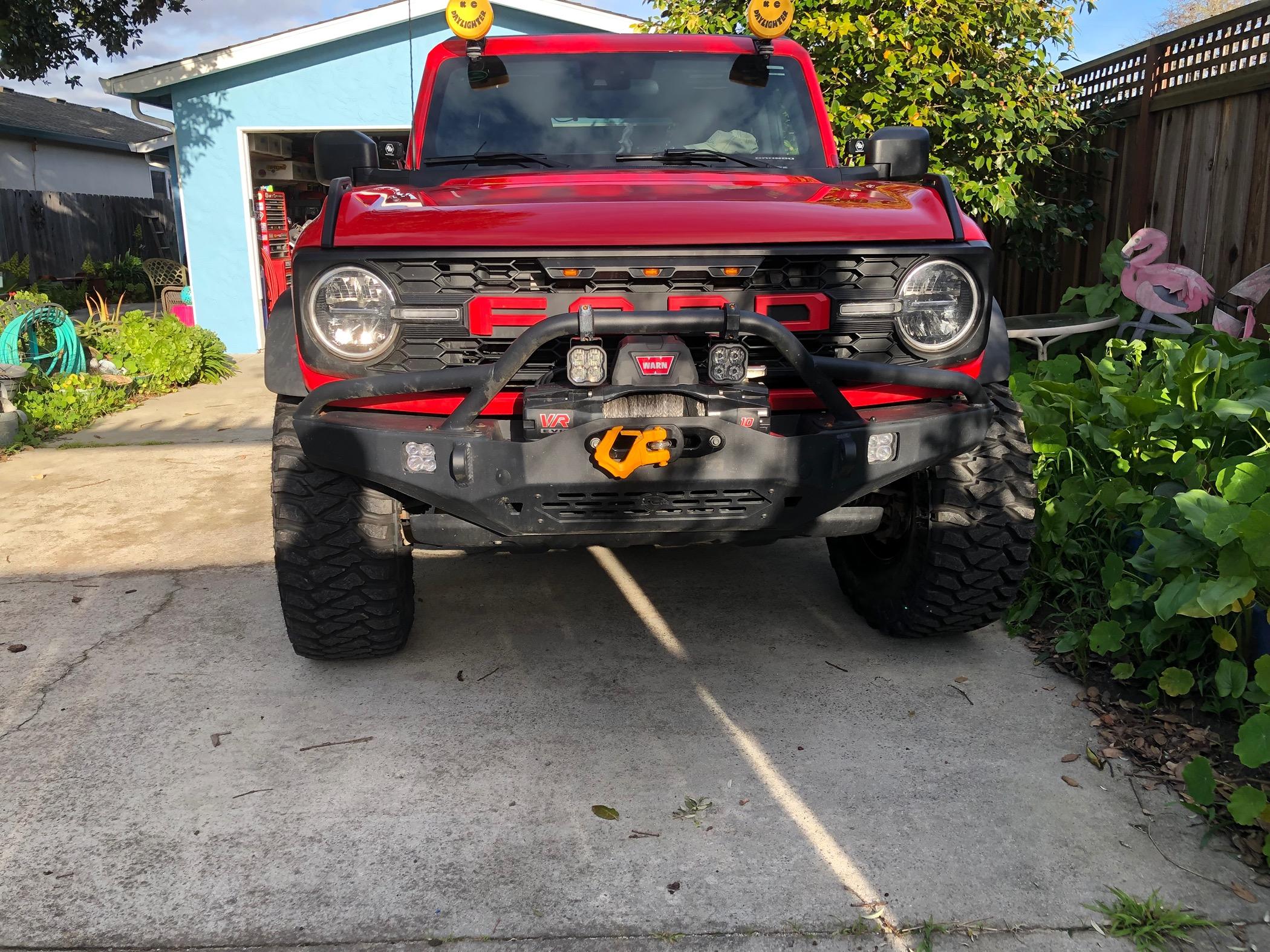 Ford Bronco Winch front bumper IMG_3045