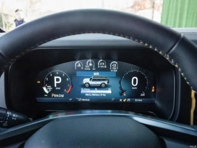 Ford Bronco Chinese-Market Bronco photos: full digital gauge cluster, new interior colors, rear passengers vents, etc. 50128907