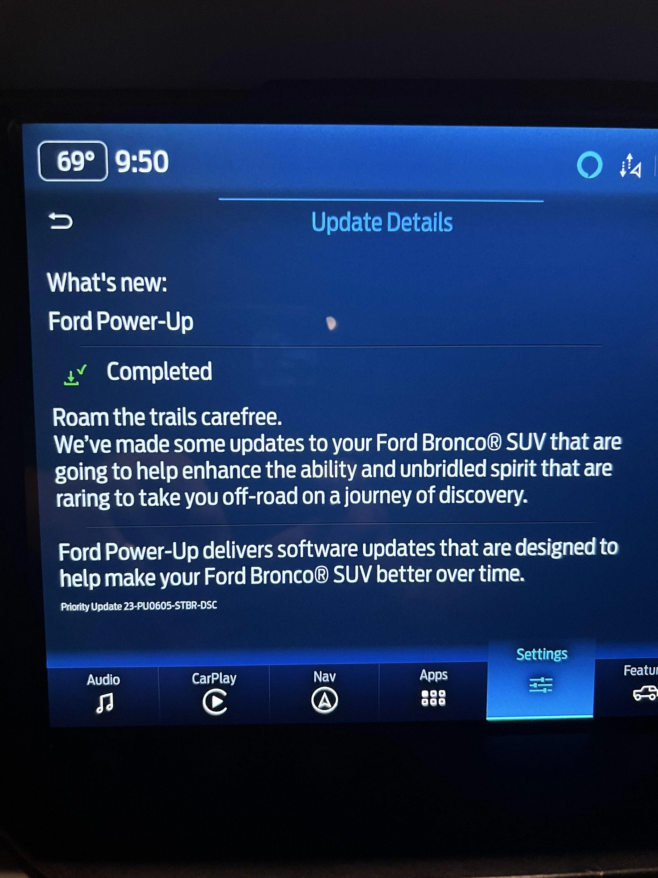 Ford Bronco Latest OTA update supposedly enhances off-road ability? IMG_5561