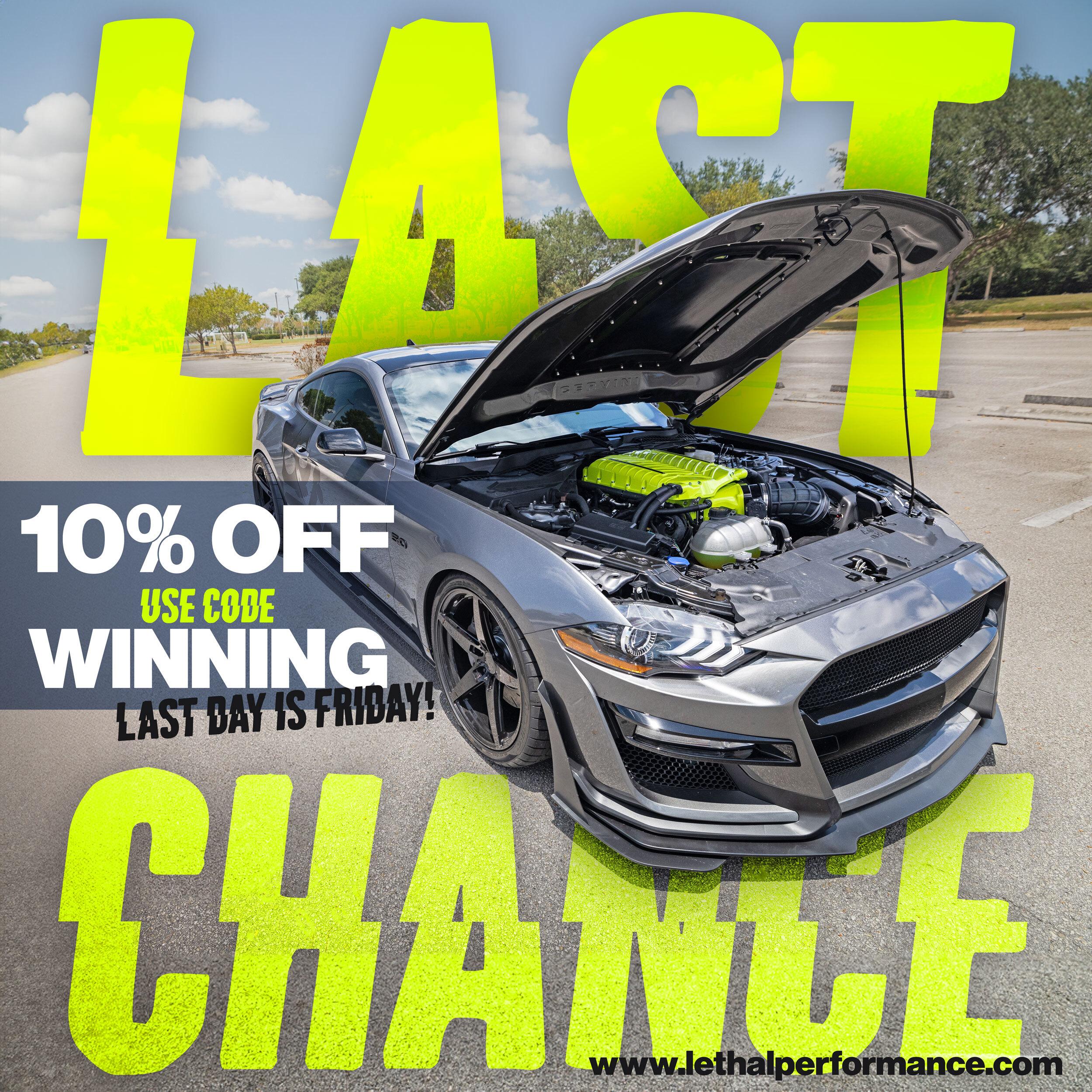 Ford Bronco LAST DAY FOR LETHAL PERFORMANCE GIVEAWAY!!! lastchance_code