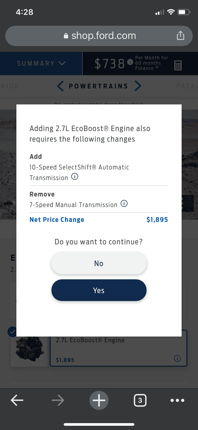 Ford Bronco Mid-package + V6 package pricing? CDC2EB0F-06EA-4812-ACCB-BC99351DE6EE