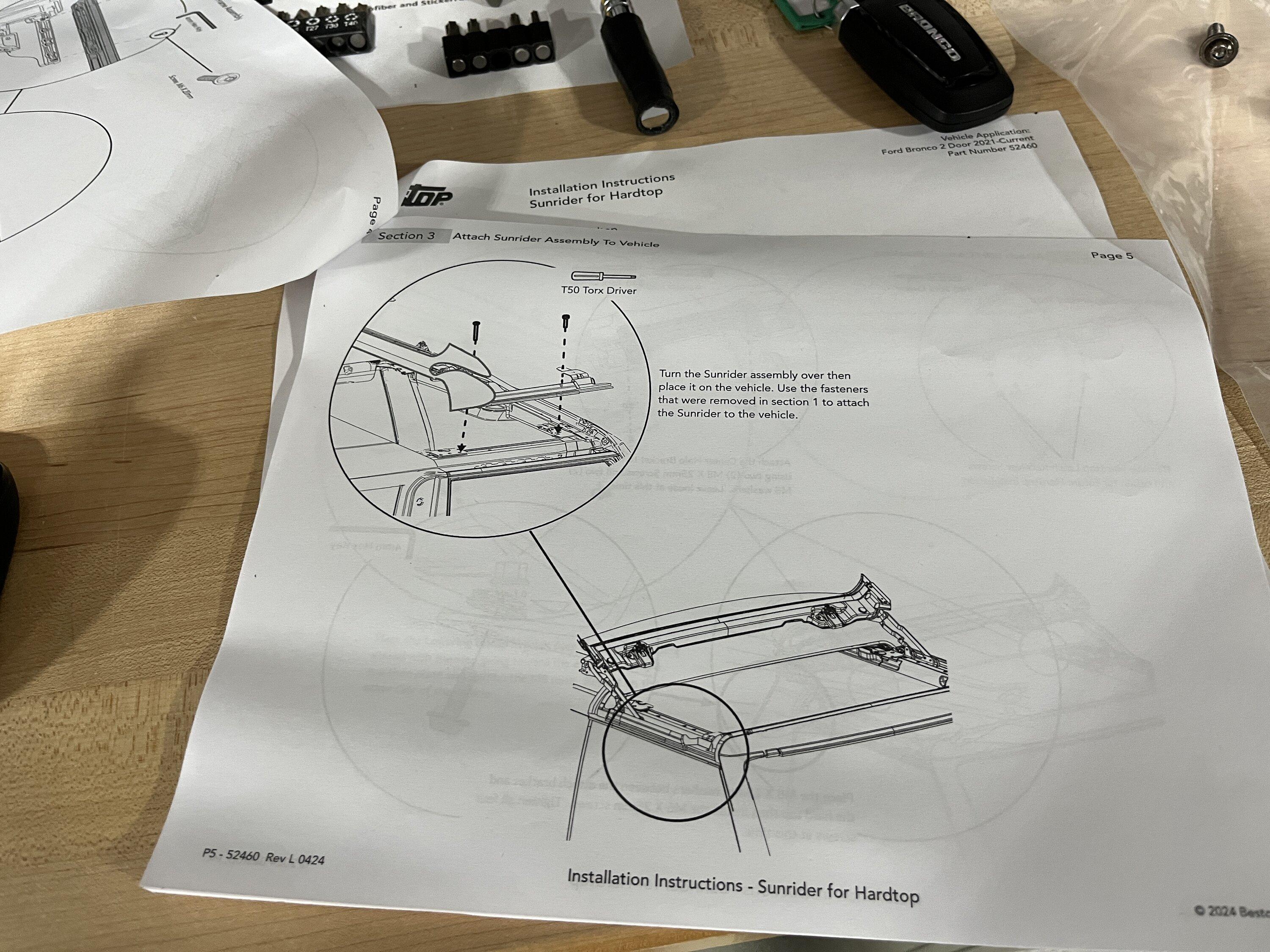 Ford Bronco Bestop Sunrider Install and Review 2024 (2 Door) 20240519_223943373_iOS