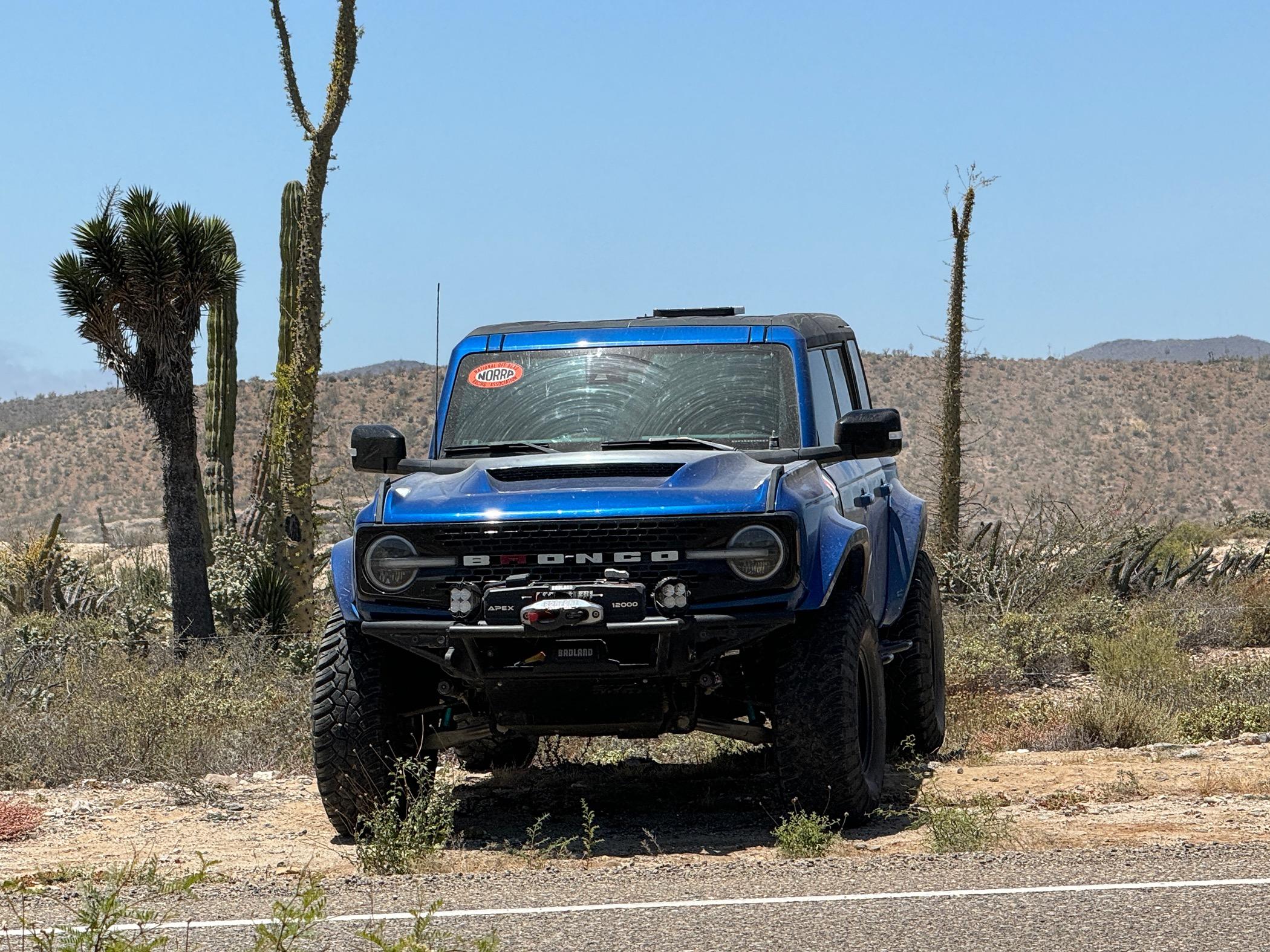 Ford Bronco We used a Bronco Raptor as our chase vehicle in Baja Race IMG_0953