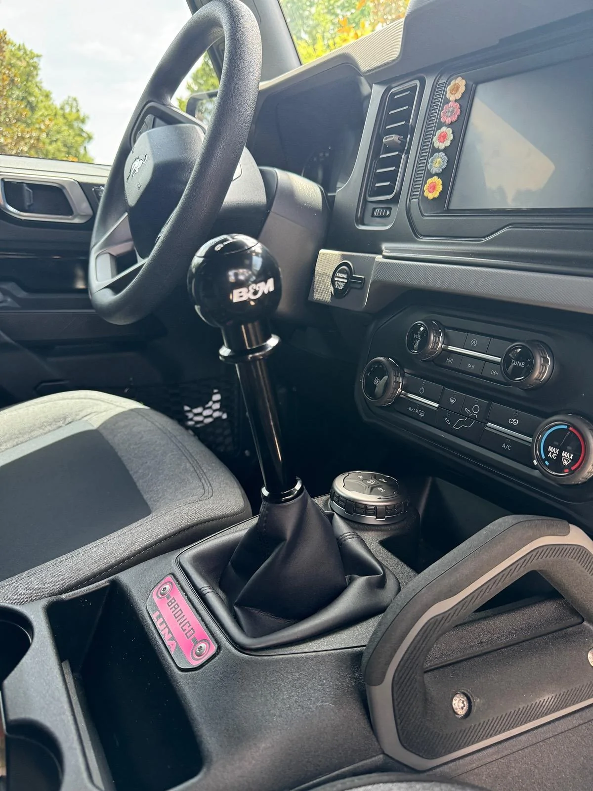 Ford Bronco Installed the B&M sport short shifter today IMG_5295