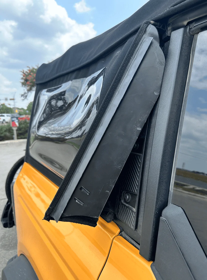 Ford Bronco Driver's side rear soft top window keeps popping out 1717270203003-t