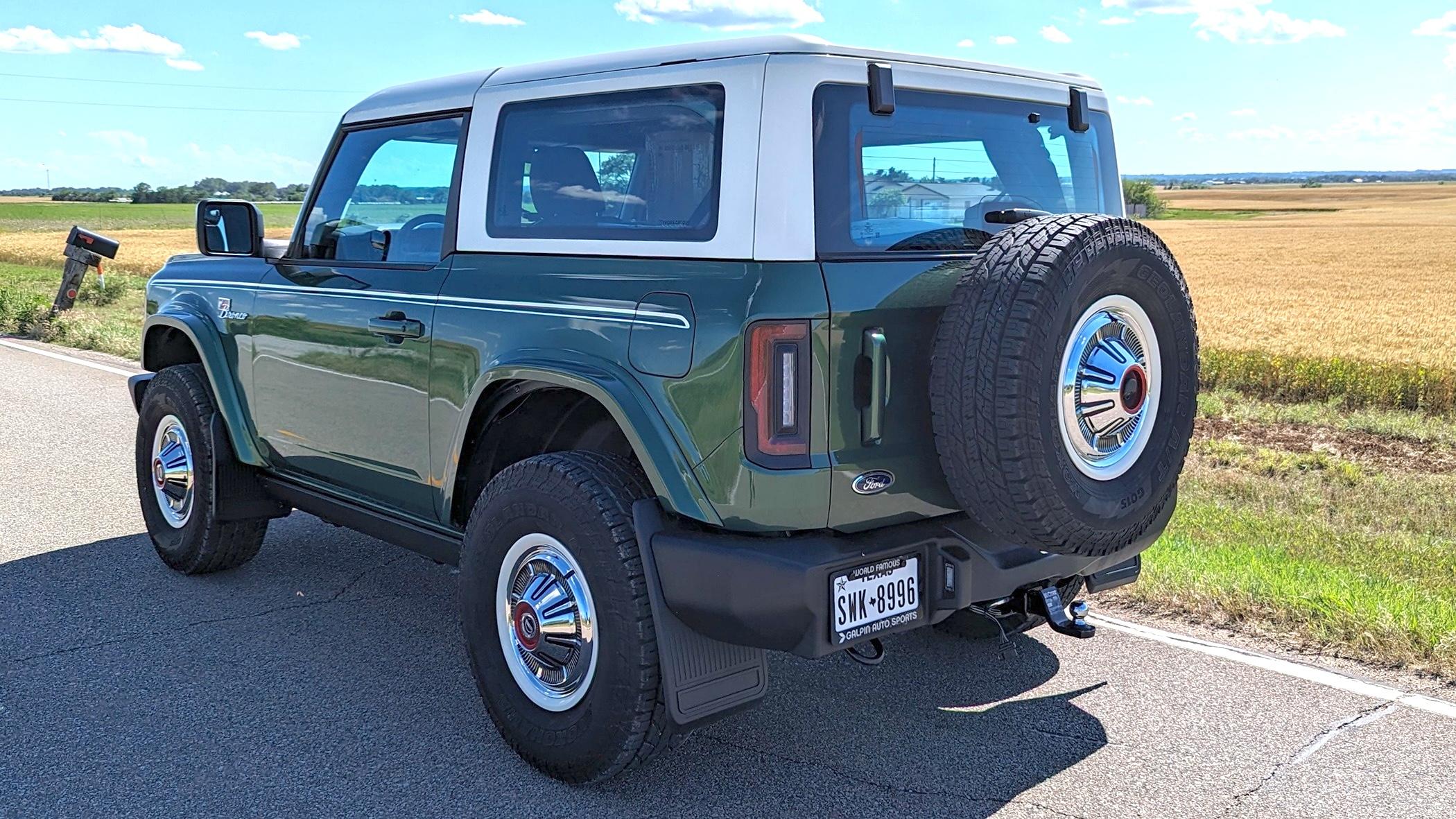 Ford Bronco Phase 2: Hubcap Wheel Project (w/ Geolandar AT Tires) on my 1st Gen Bronco Tribute Build PXL_20240601_212816560
